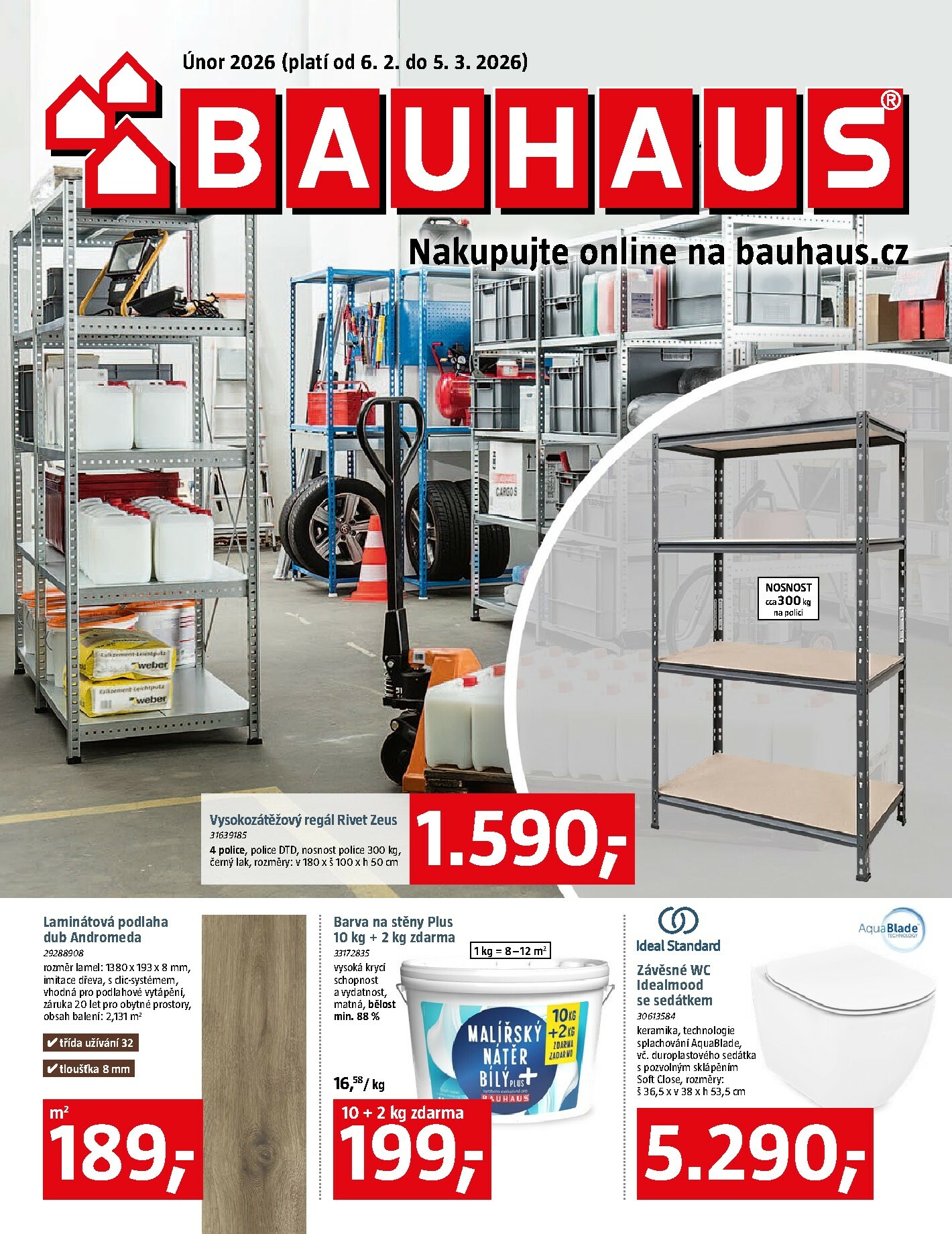 bauhaus - Bauhaus leták platný od pátku 06.02.2026 do čtvrtka 05.03.2026