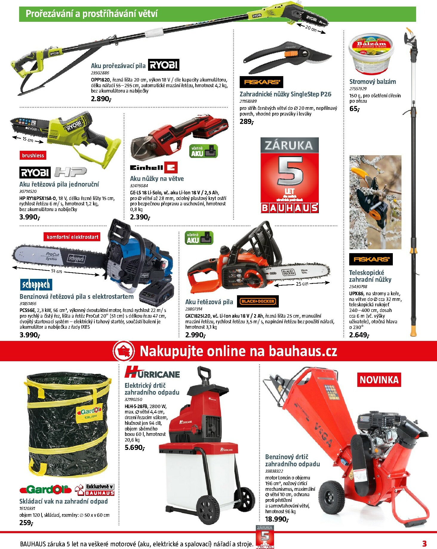 bauhaus - Bauhaus leták platný od pátku 06.02.2026 do čtvrtka 05.03.2026 - page: 3