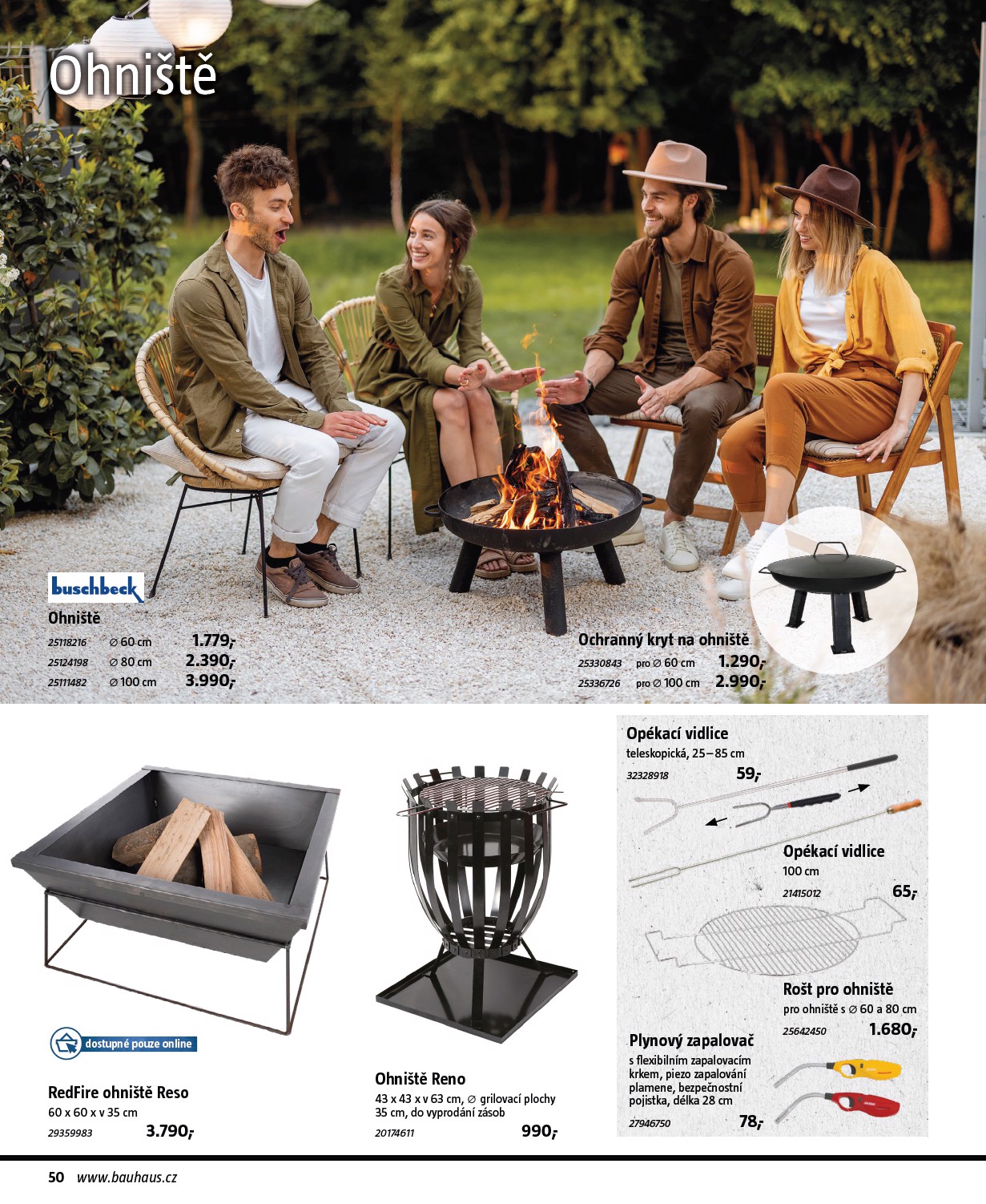 bauhaus - Bauhaus - Grily leták platný od úterý 17.03.2026 do pondělí 31.08.2026 - page: 50