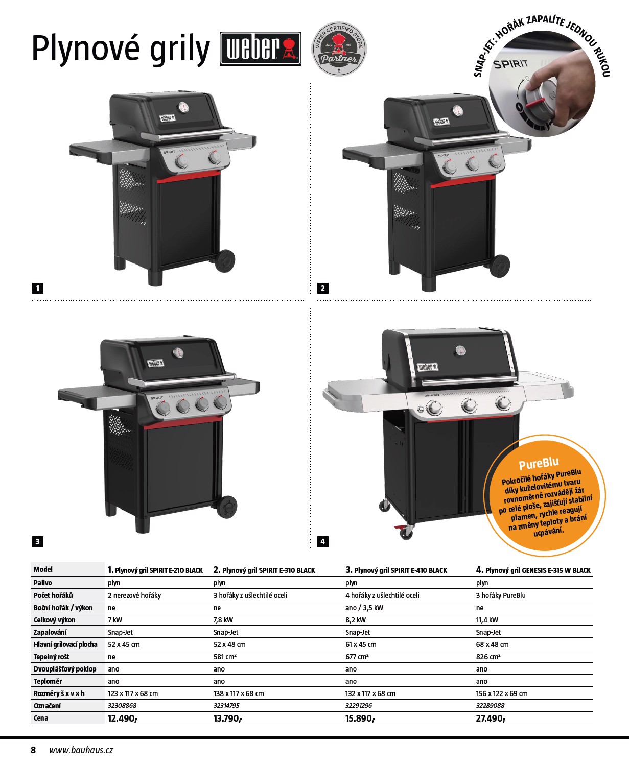 bauhaus - Bauhaus - Grily leták platný od úterý 17.03.2026 do pondělí 31.08.2026 - page: 8