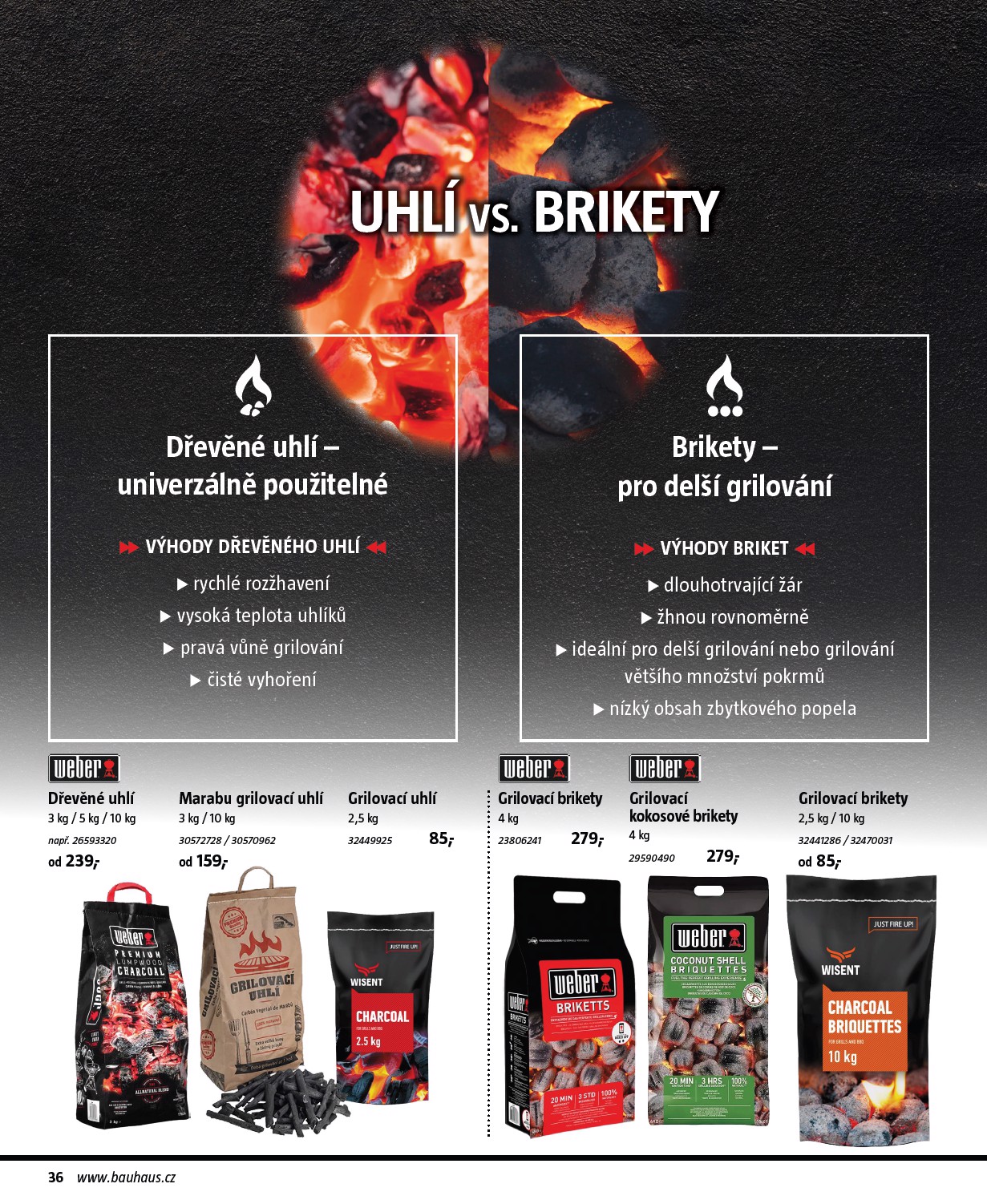 bauhaus - Bauhaus - Grily leták platný od úterý 17.03.2026 do pondělí 31.08.2026 - page: 36