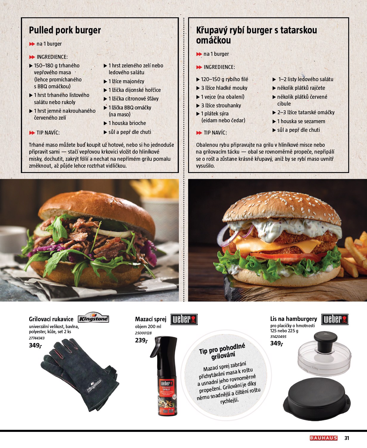 bauhaus - Bauhaus - Grily leták platný od úterý 17.03.2026 do pondělí 31.08.2026 - page: 31