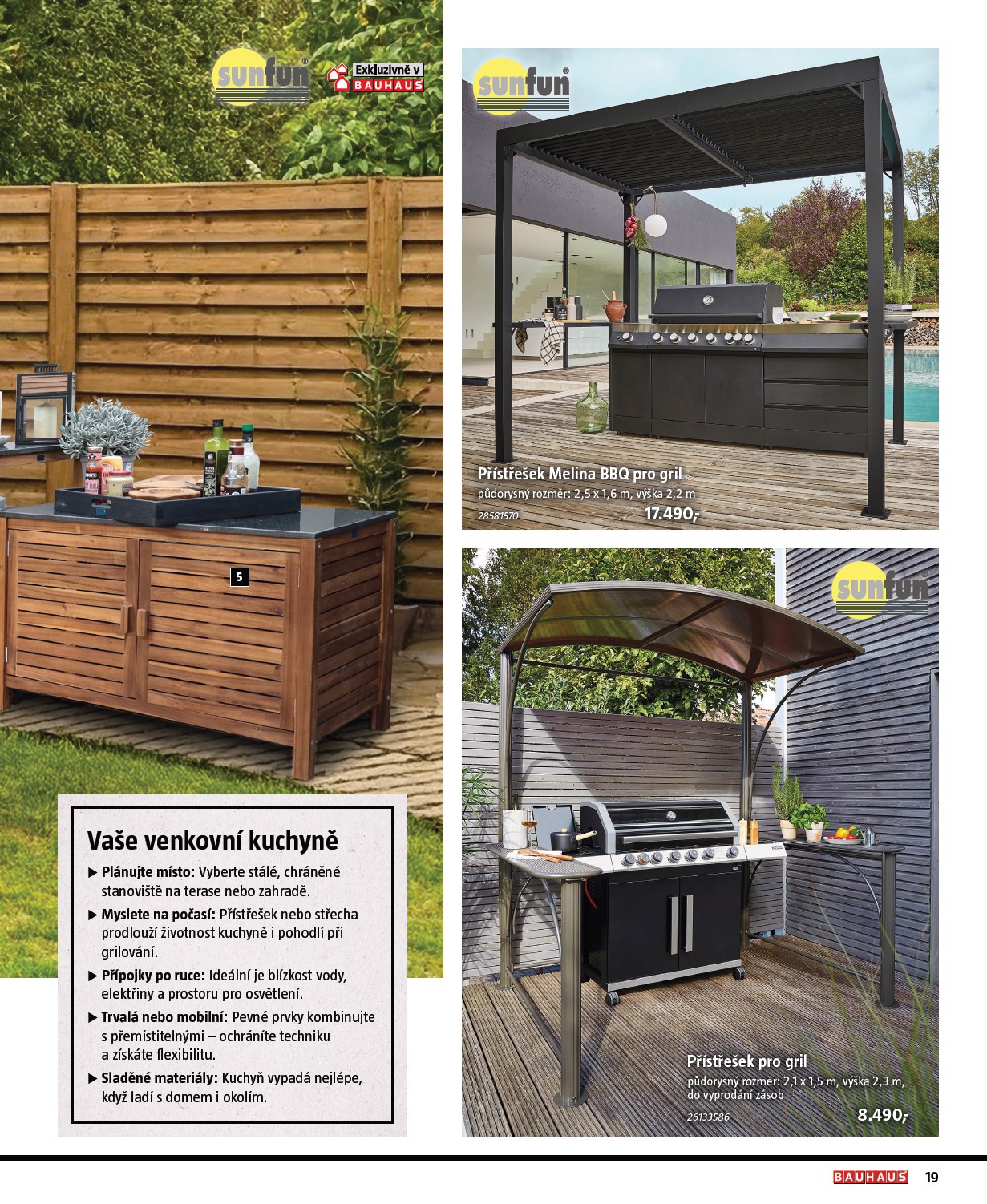 bauhaus - Bauhaus - Grily leták platný od úterý 17.03.2026 do pondělí 31.08.2026 - page: 19