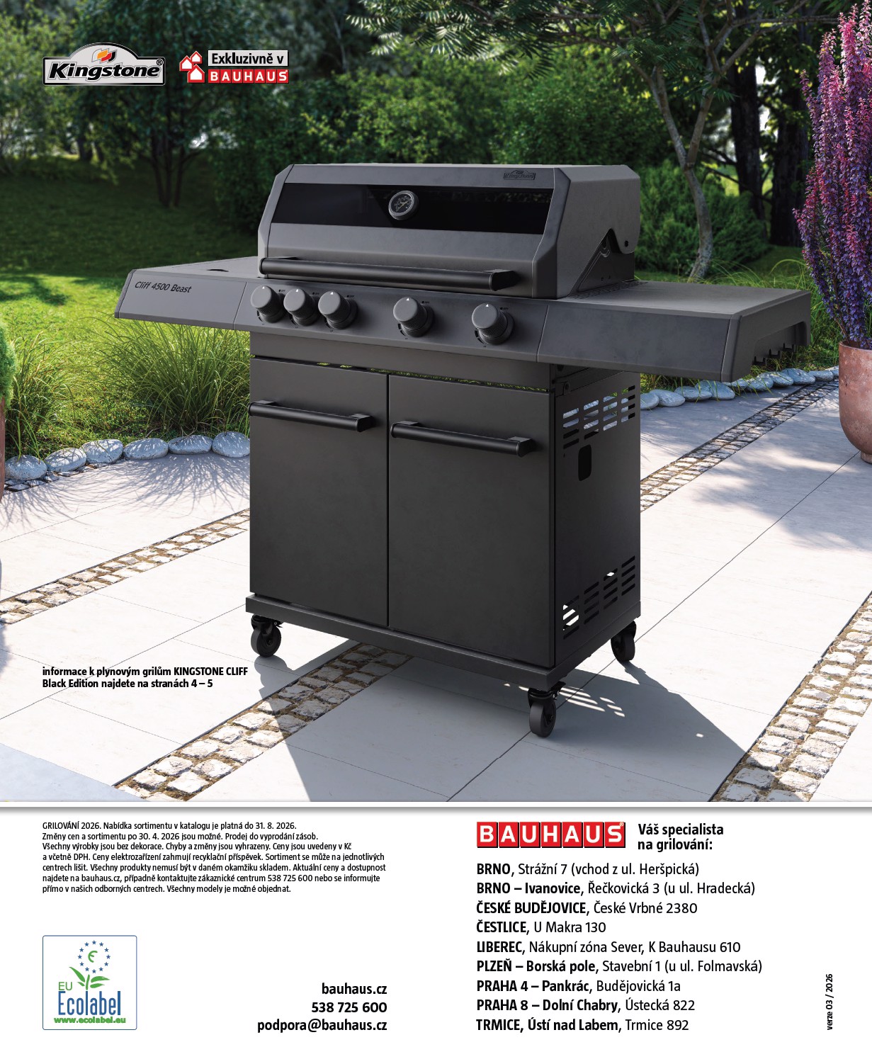 bauhaus - Bauhaus - Grily leták platný od úterý 17.03.2026 do pondělí 31.08.2026 - page: 60