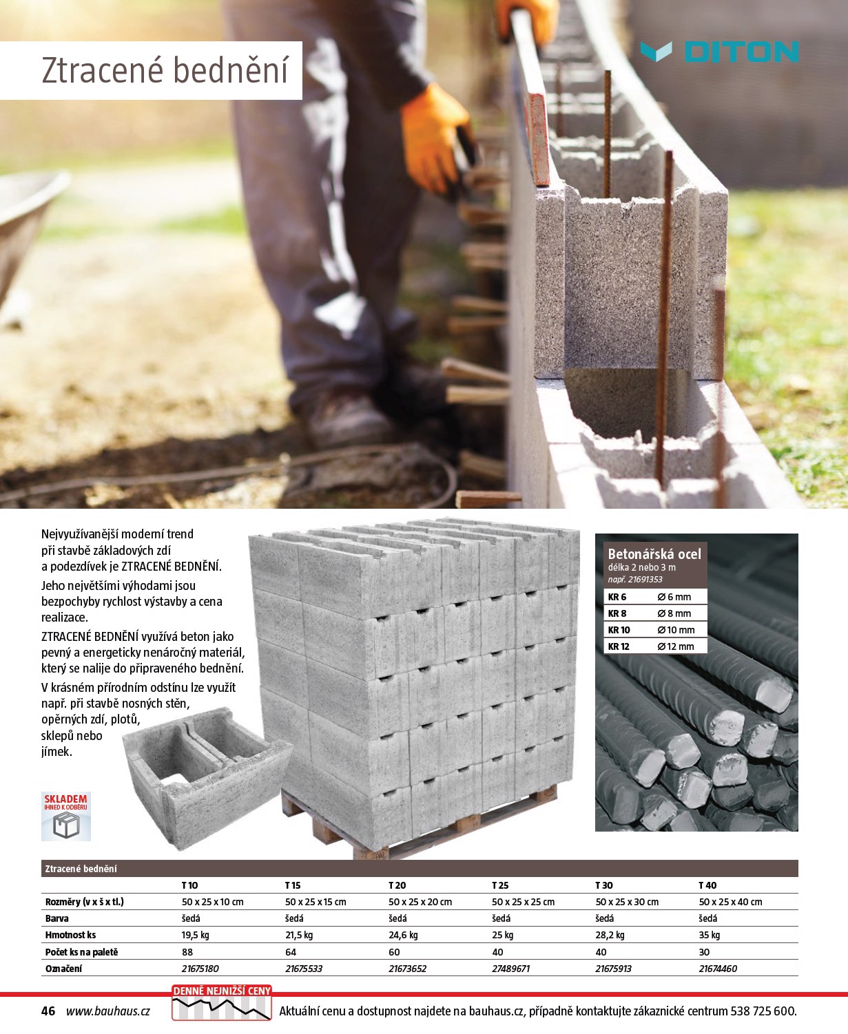 bauhaus - Bauhaus - Katalog Ploty a stínění leták platný od úterý 17.03.2026 do soboty 31.10.2026 - page: 46