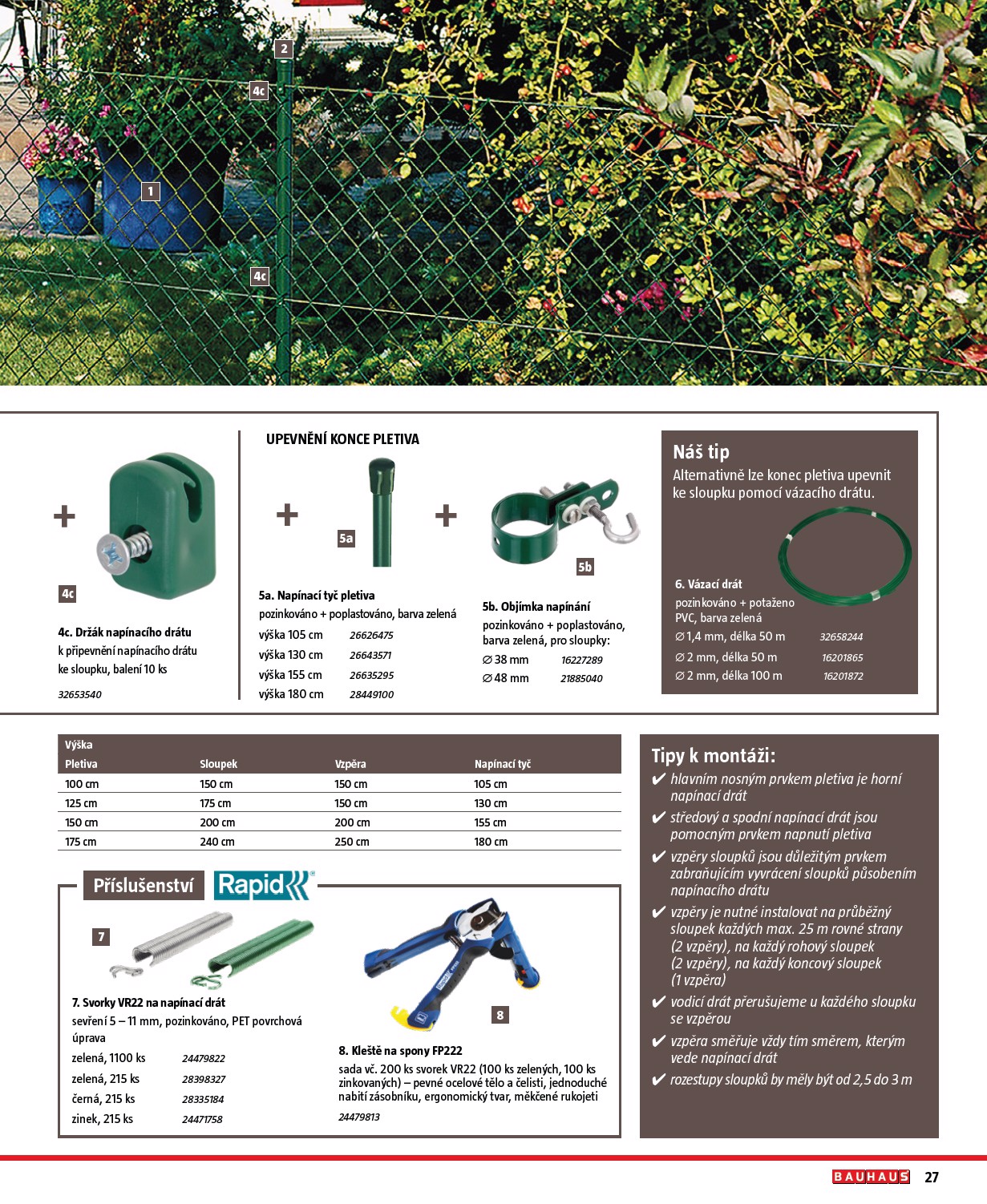 bauhaus - Bauhaus - Katalog Ploty a stínění leták platný od úterý 17.03.2026 do soboty 31.10.2026 - page: 27