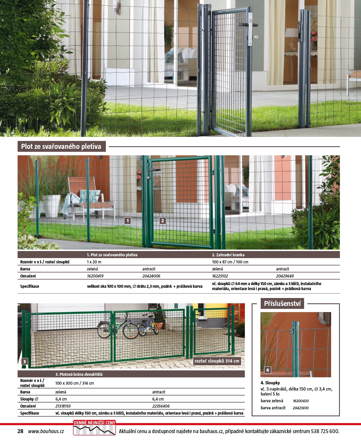 bauhaus - Bauhaus - Katalog Ploty a stínění leták platný od úterý 17.03.2026 do soboty 31.10.2026 - page: 28