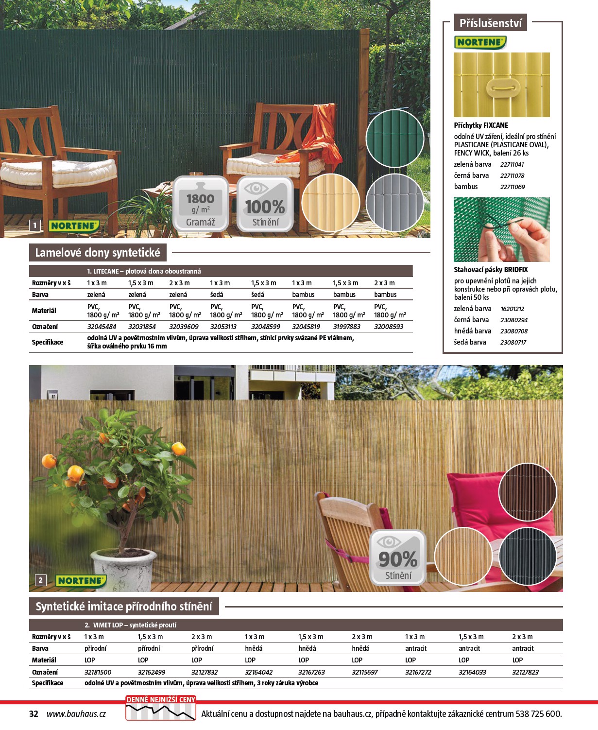 bauhaus - Bauhaus - Katalog Ploty a stínění leták platný od úterý 17.03.2026 do soboty 31.10.2026 - page: 32