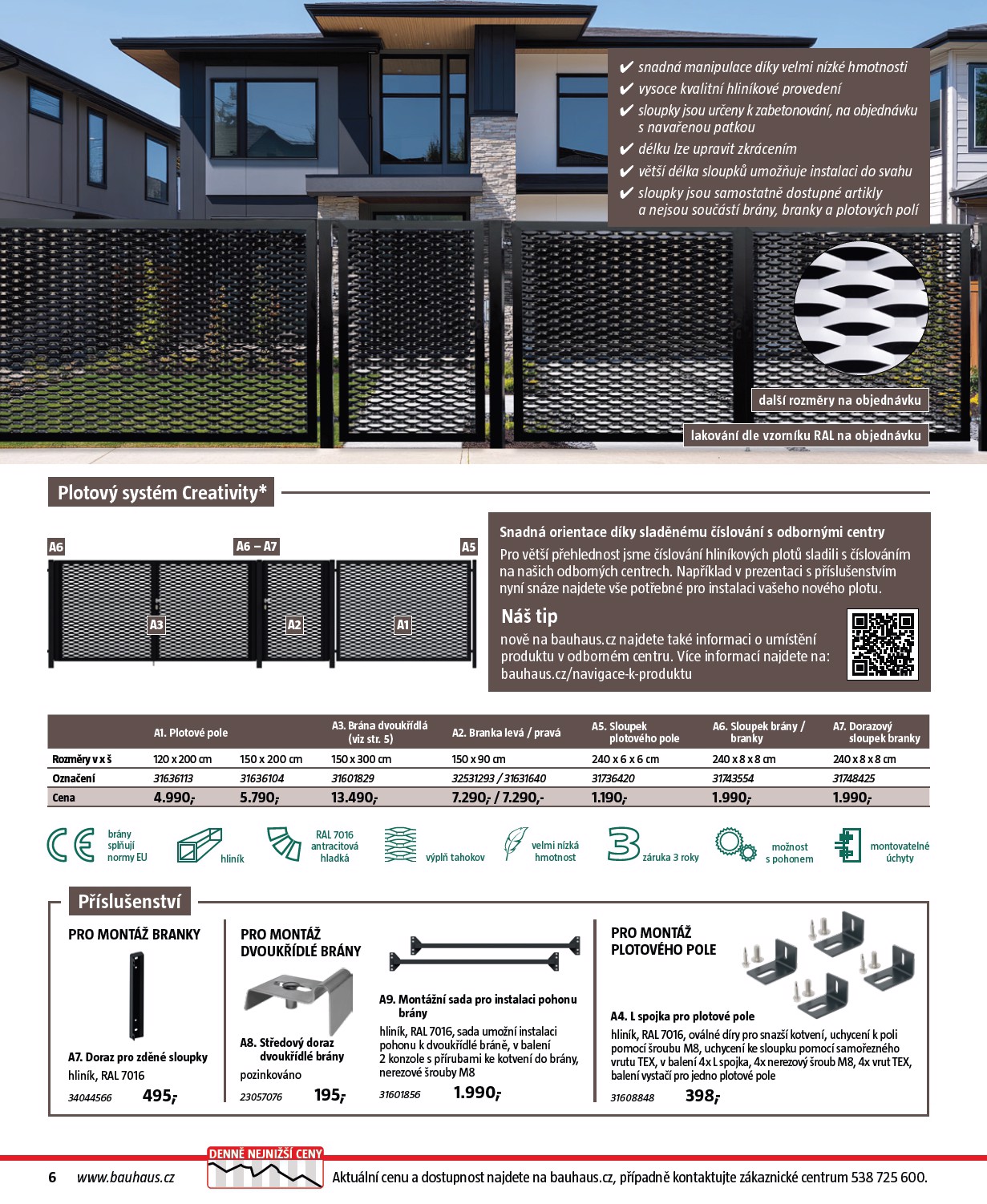 bauhaus - Bauhaus - Katalog Ploty a stínění leták platný od úterý 17.03.2026 do soboty 31.10.2026 - page: 6