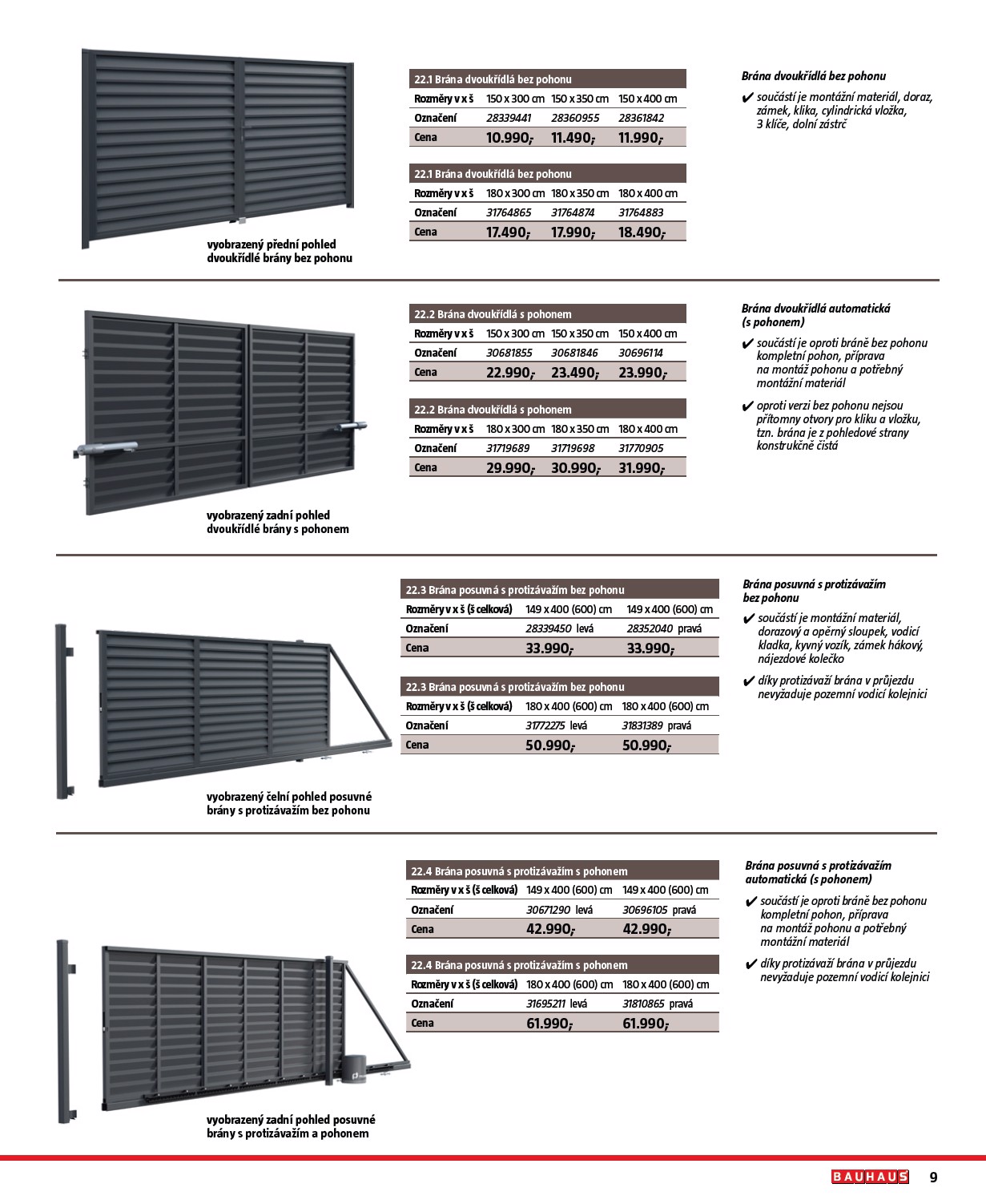 bauhaus - Bauhaus - Katalog Ploty a stínění leták platný od úterý 17.03.2026 do soboty 31.10.2026 - page: 9