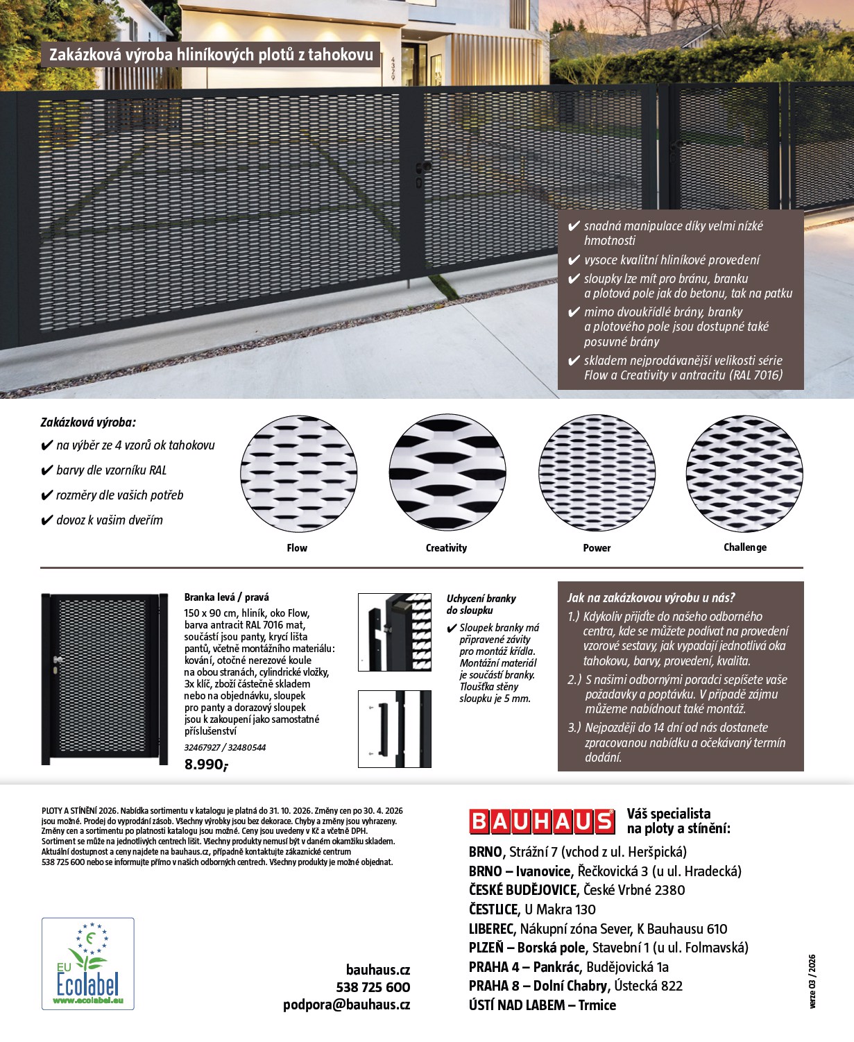 bauhaus - Bauhaus - Katalog Ploty a stínění leták platný od úterý 17.03.2026 do soboty 31.10.2026 - page: 76