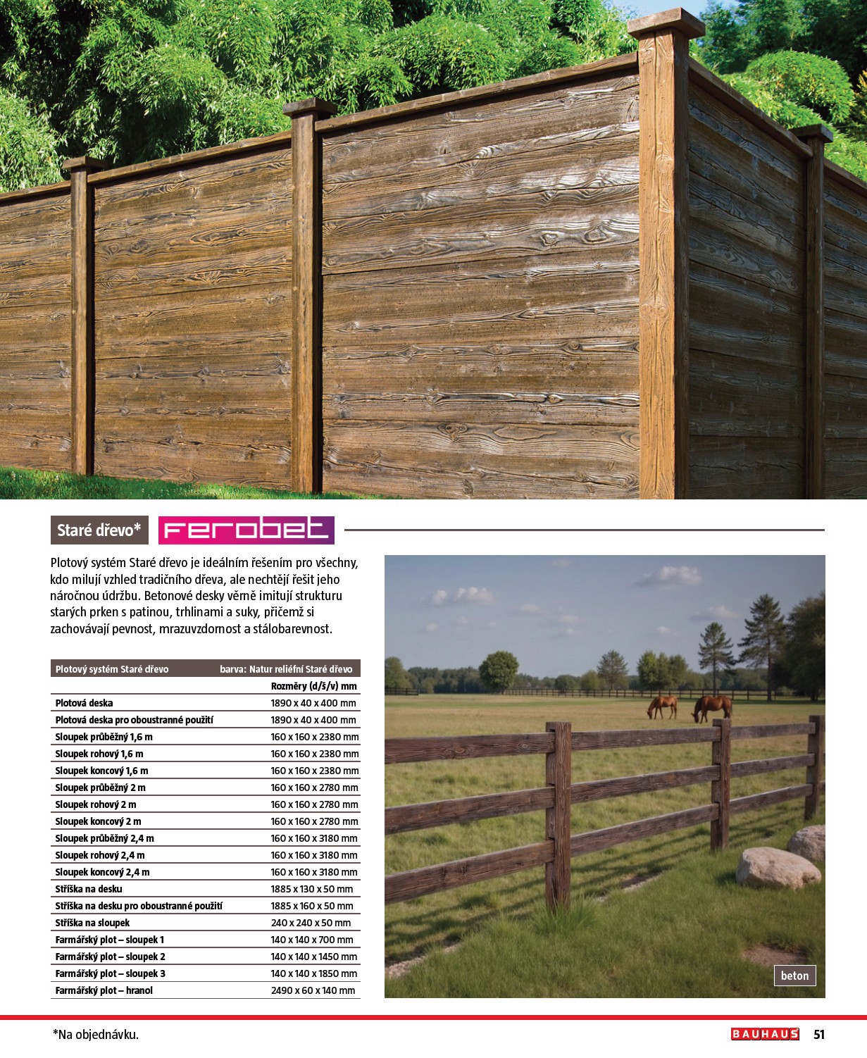bauhaus - Bauhaus - Katalog Ploty a stínění leták platný od úterý 17.03.2026 do soboty 31.10.2026 - page: 51