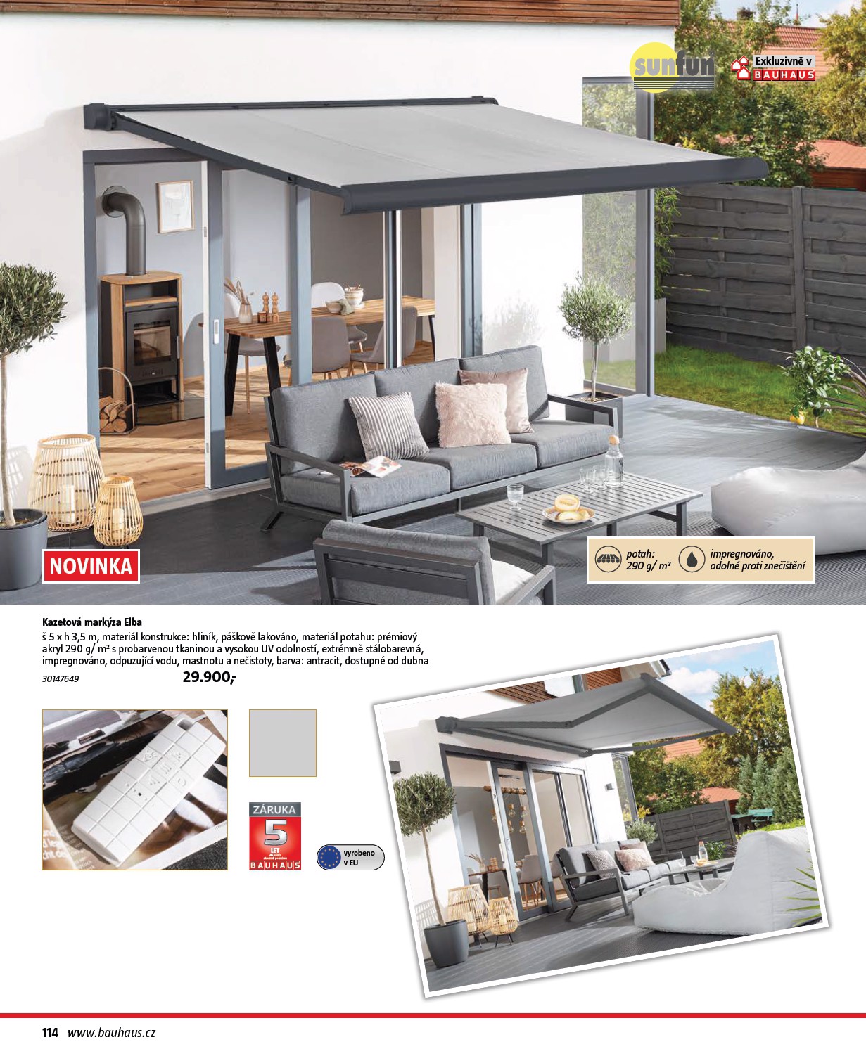 bauhaus - Bauhaus - Zahradní nábytek leták platný od středy 01.04.2026 do pondělí 31.08.2026 - page: 114