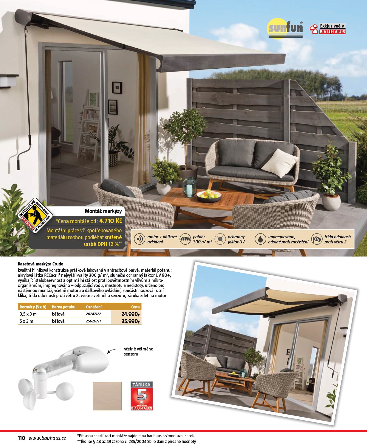 bauhaus - Bauhaus - Zahradní nábytek leták platný od středy 01.04.2026 do pondělí 31.08.2026 - page: 110