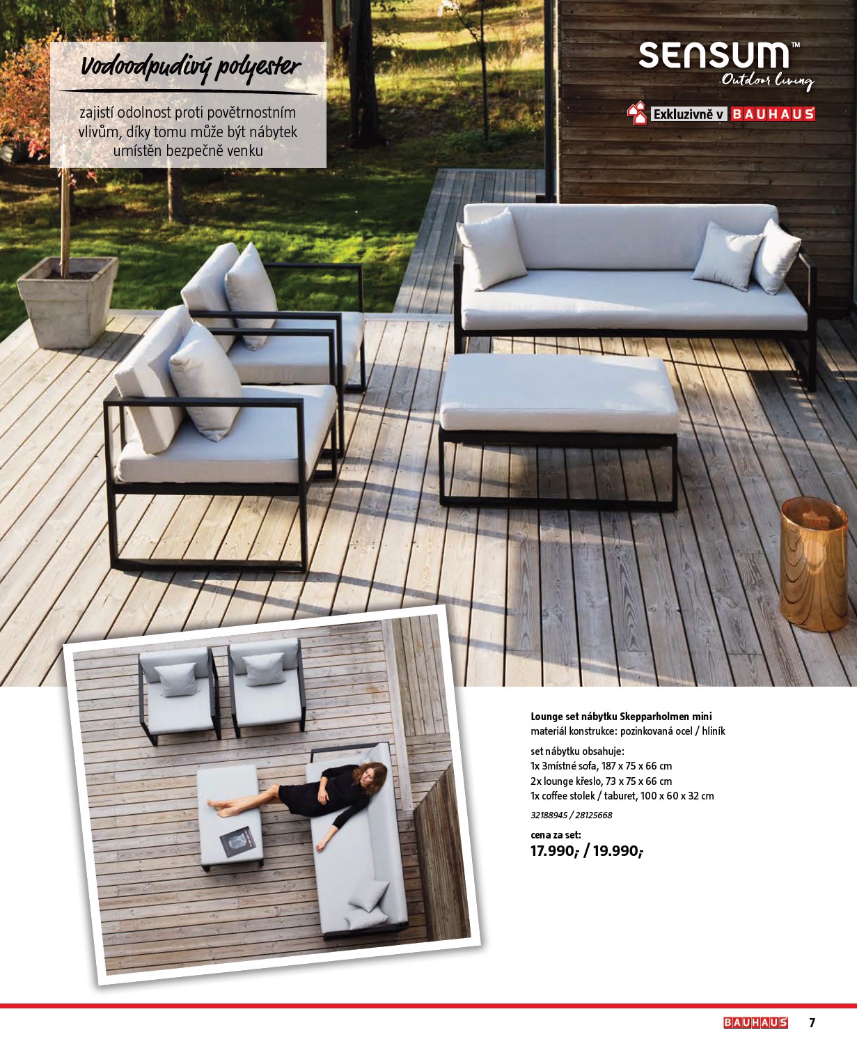 bauhaus - Bauhaus - Zahradní nábytek leták platný od středy 01.04.2026 do pondělí 31.08.2026 - page: 7