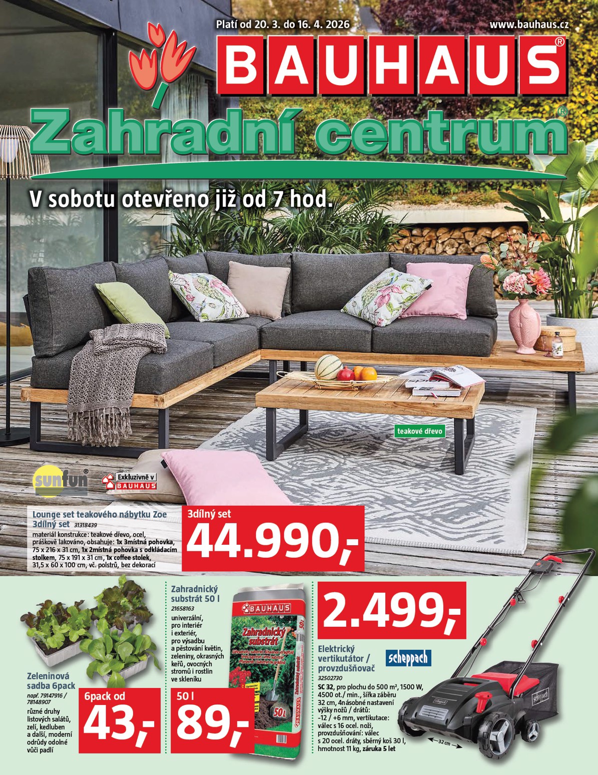 bauhaus - Bauhaus - Katalog Zahradní centrum leták platný od pátku 20.03.2026 do čtvrtka 16.04.2026