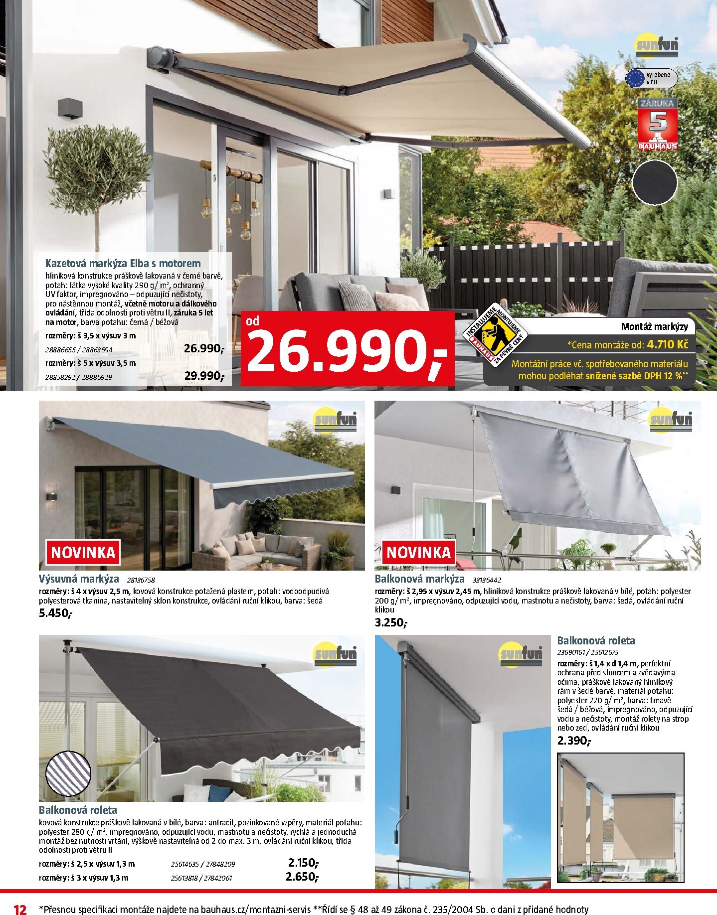 bauhaus - Aktuální Bauhaus leták platný od čtvrtka 30.04.2026 do čtvrtka 28.05.2026 - page: 12