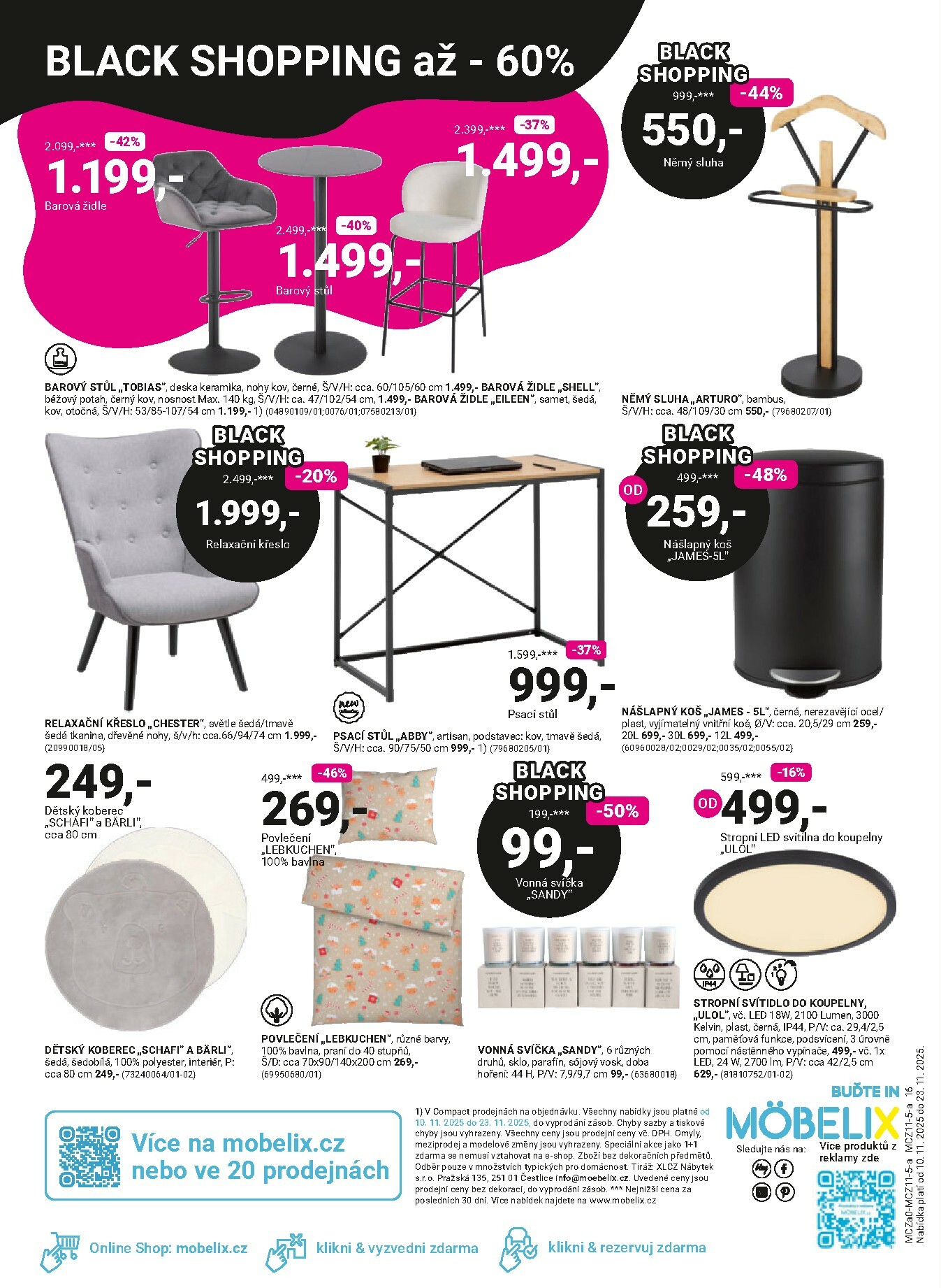 mobelix - Aktuální leták Möbelix - Black Friday od 10.11. do 23.11. - page: 16
