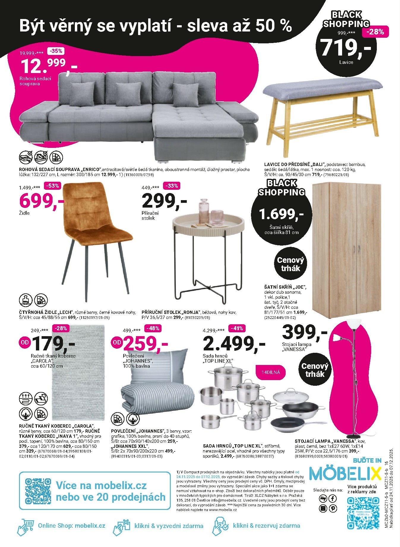 mobelix - Aktuální leták Möbelix - Black Friday od 24.11. do 07.12. - page: 16