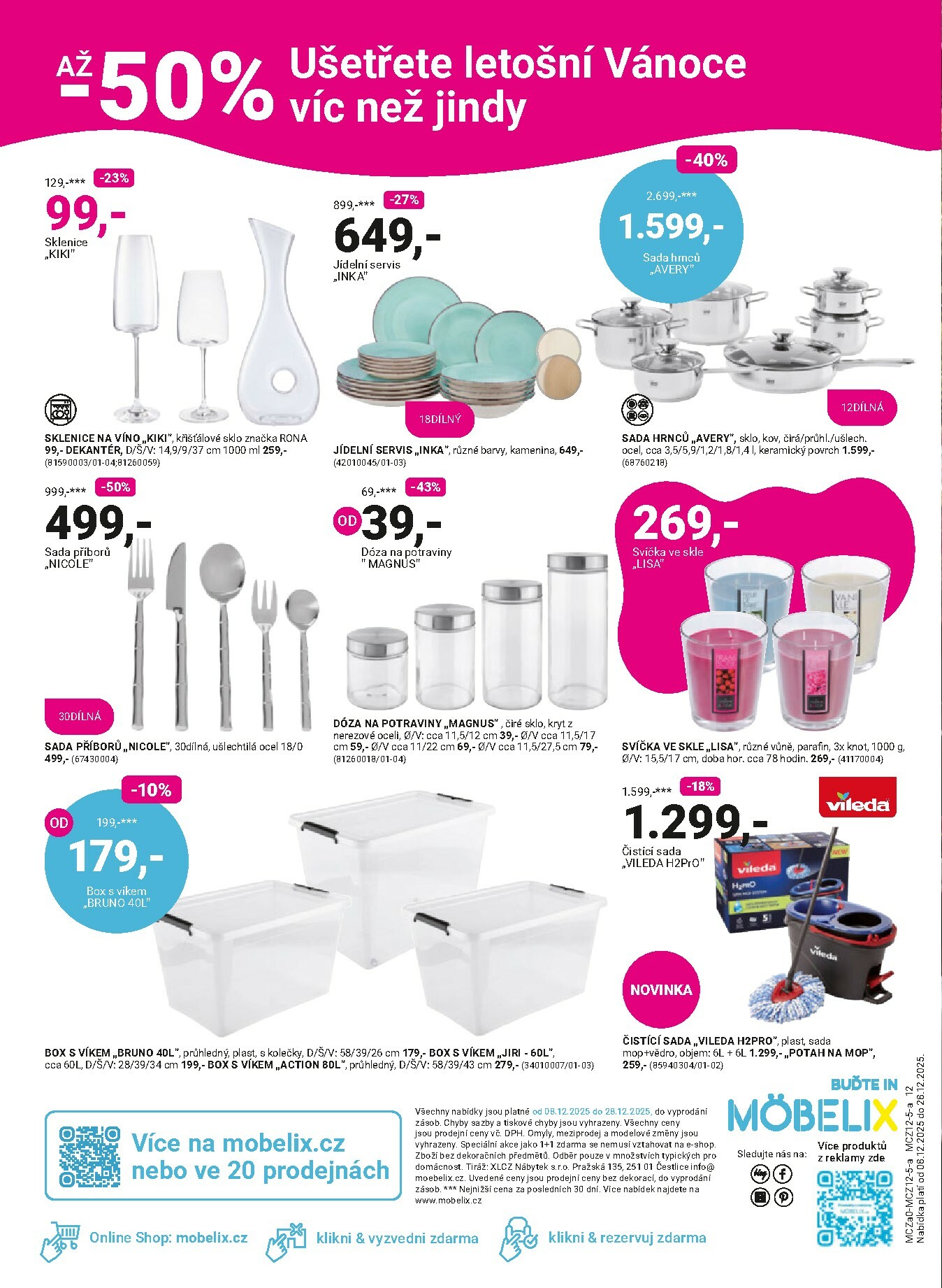 mobelix - Aktuální leták Möbelix - Vánoční slevy od 08.12. do 28.12. - page: 12