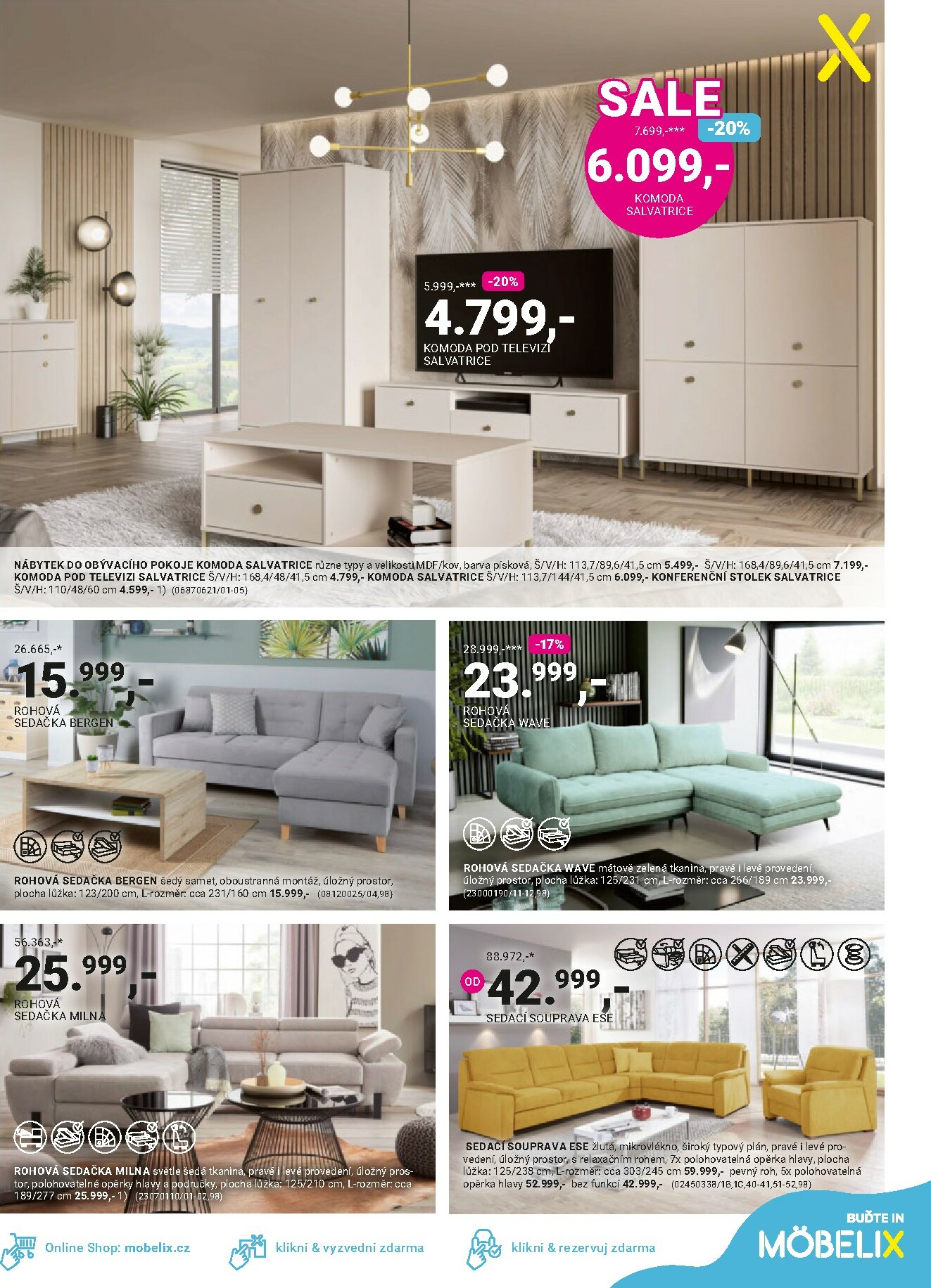 mobelix - Aktuální leták Möbelix od 12.01. do 08.02. - page: 7