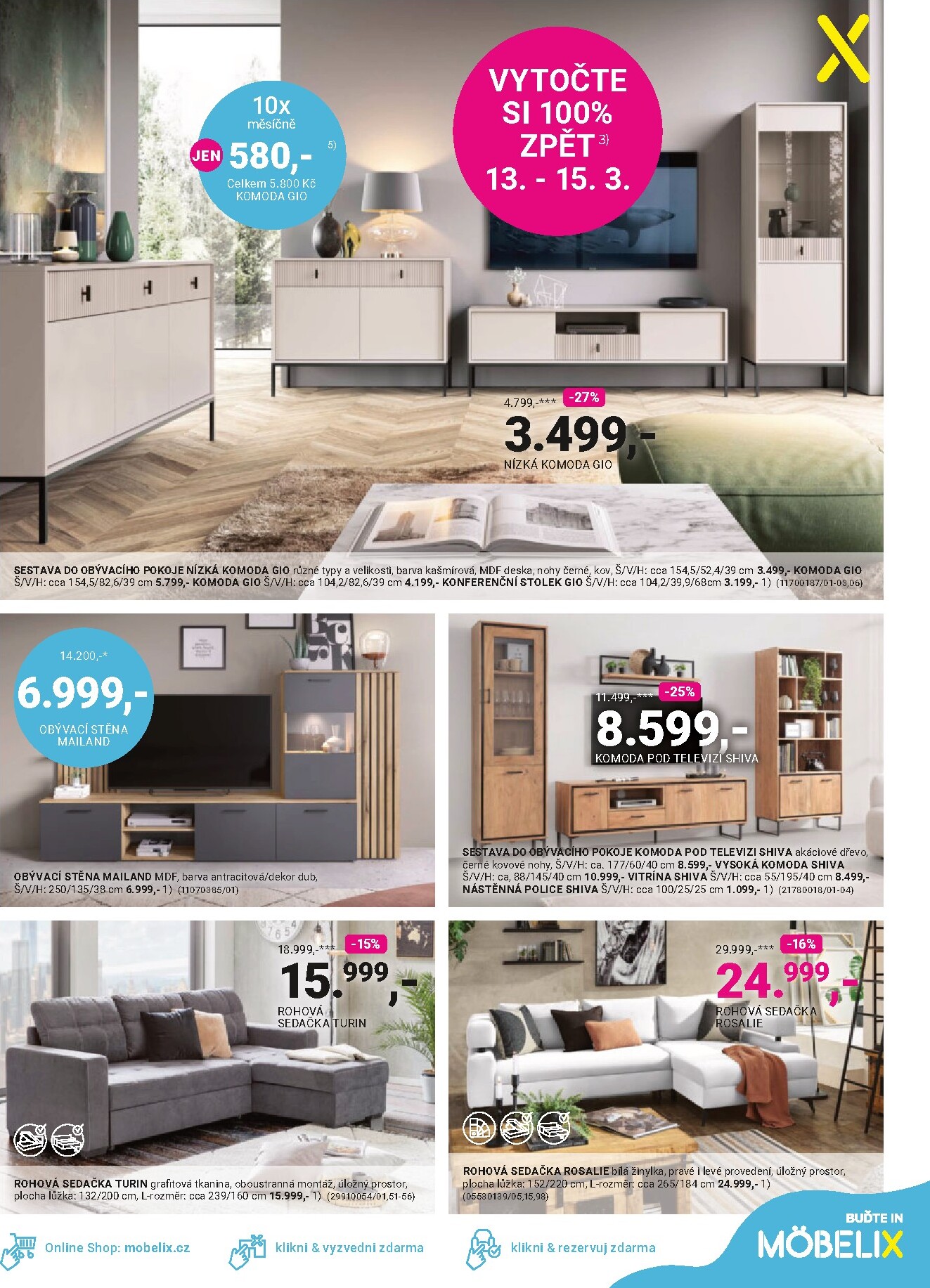 mobelix - Möbelix leták platný od pondělí 09.03.2026 do neděle 05.04.2026 - page: 7