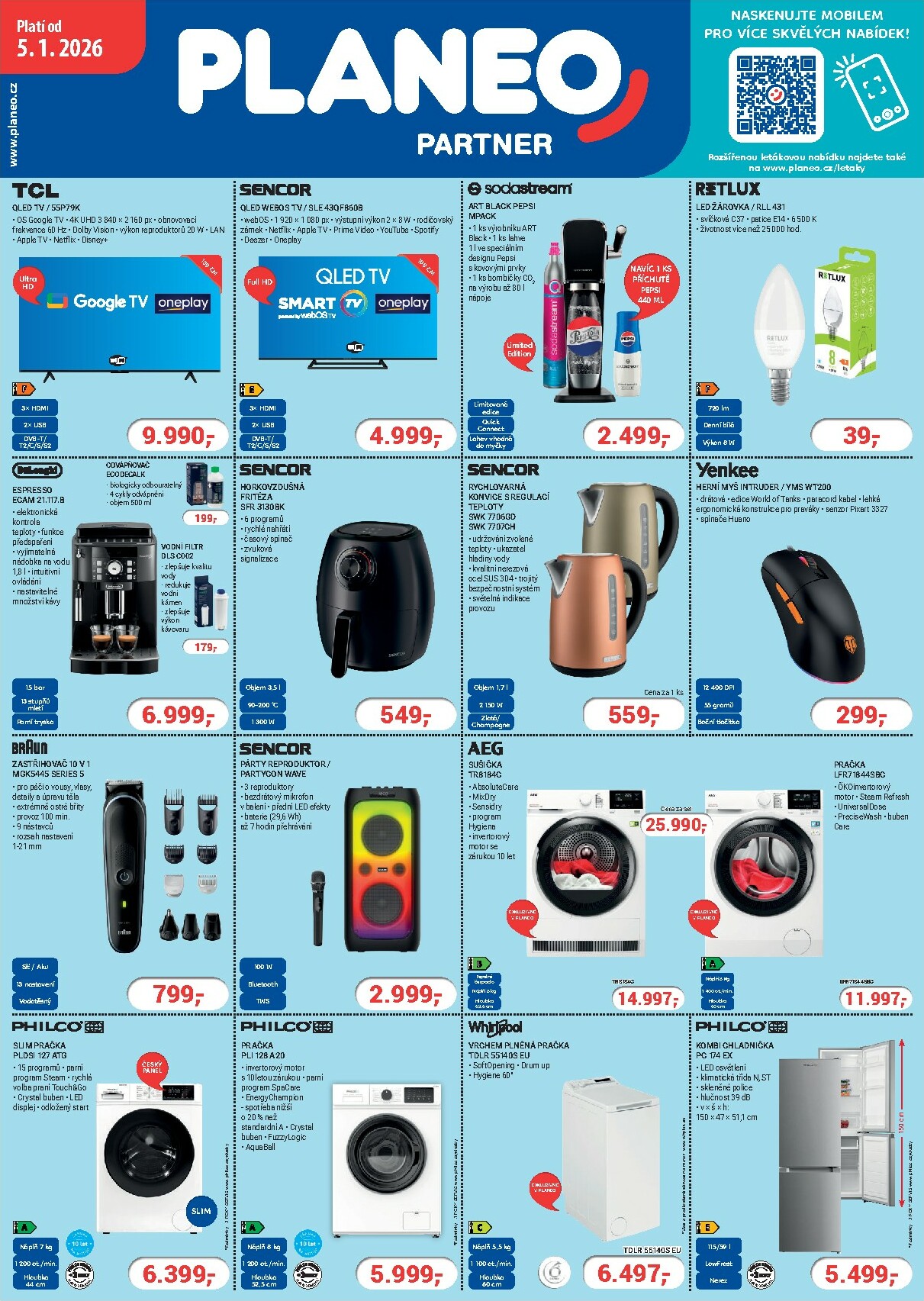 planeo-elektro - Aktuální leták Planeo od 05.01. do 11.01.