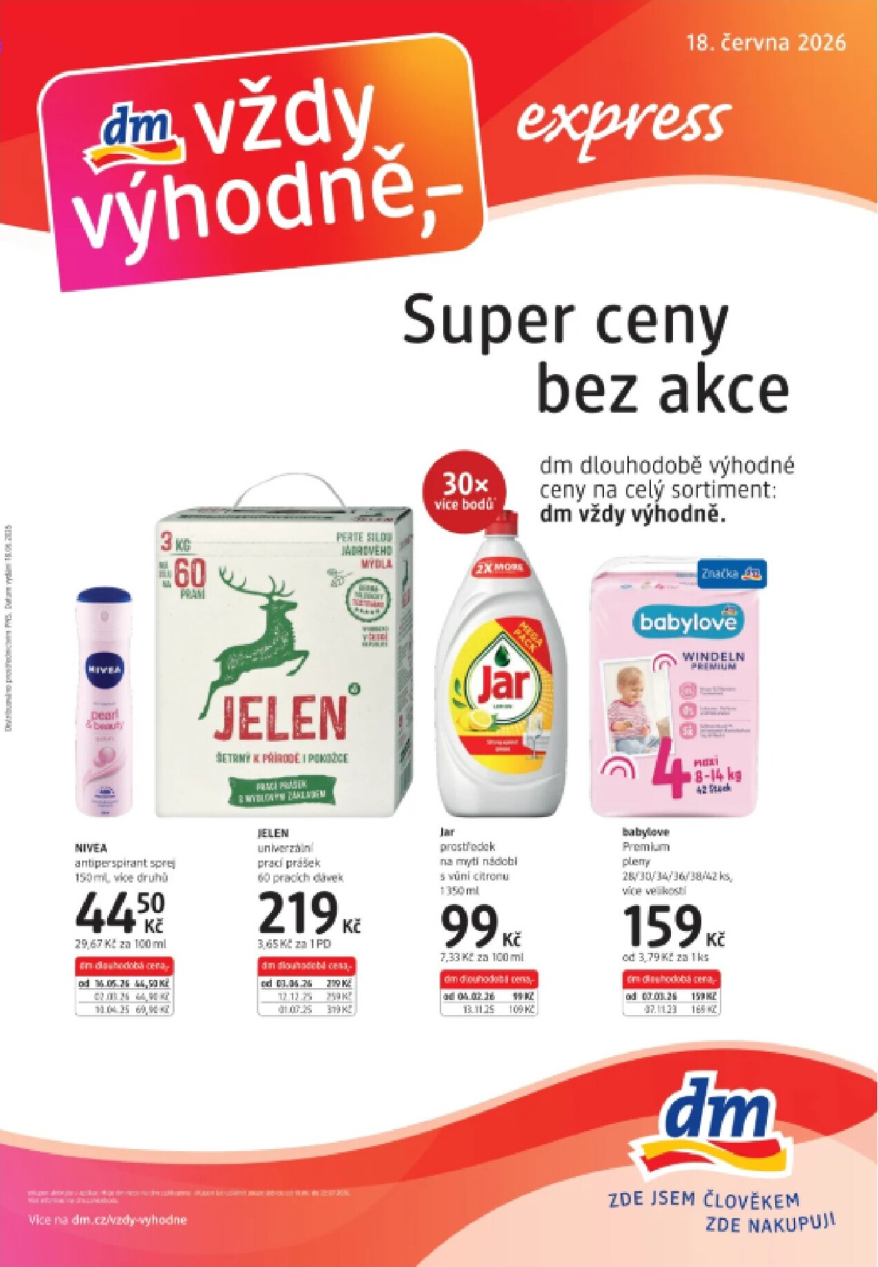 dm-drogerie - dm drogerie express leták na příští týden od soboty 18.07.2026 do středy 22.07.2026