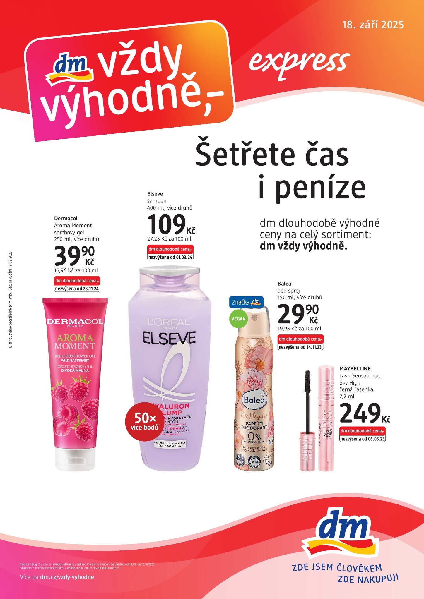 dm-drogerie - Leták dm drogerie - express od 18.09. do 30.09.