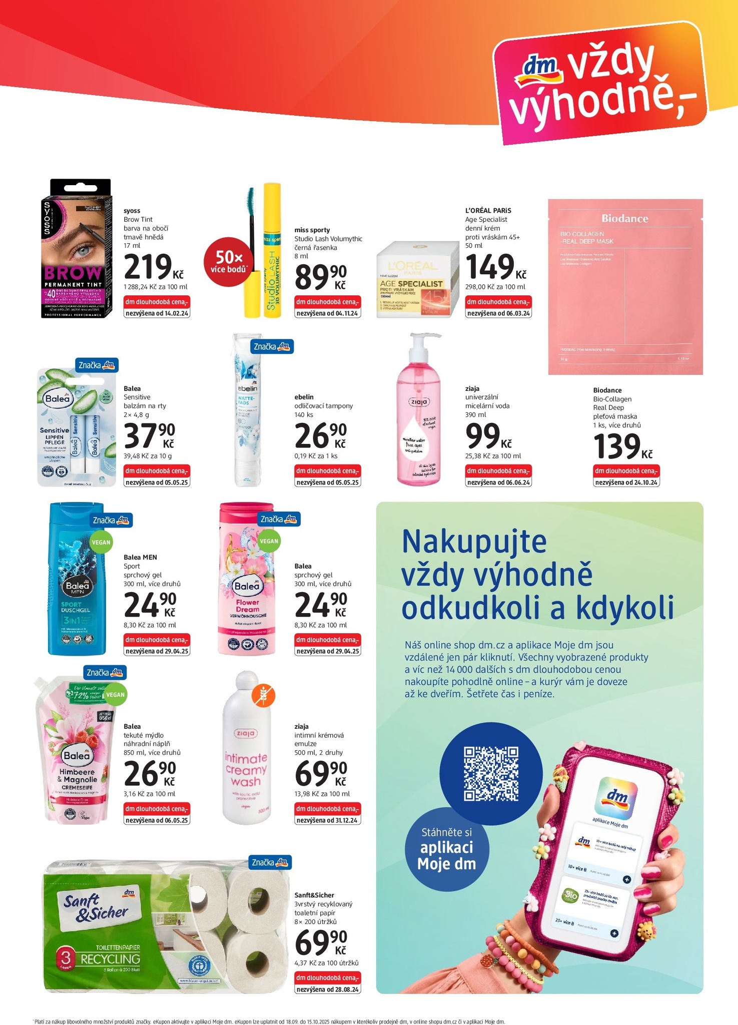 dm-drogerie - Leták dm drogerie - express od 18.09. do 30.09. - page: 3