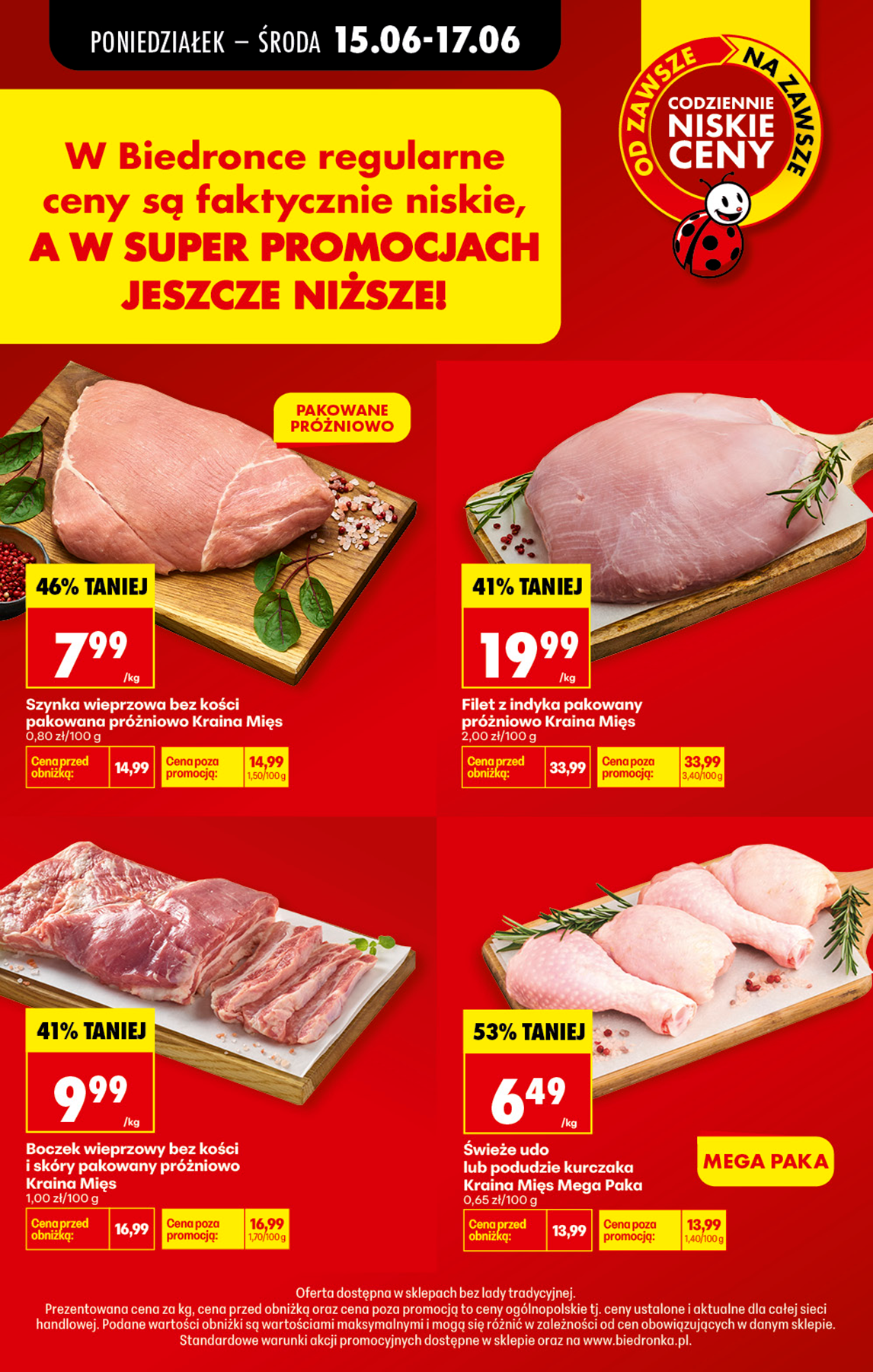 biedronka - Aktuální Biedronka - Niższe ceny regularne leták platný od pondělí 15.06.2026 do středy 17.06.2026 - page: 2