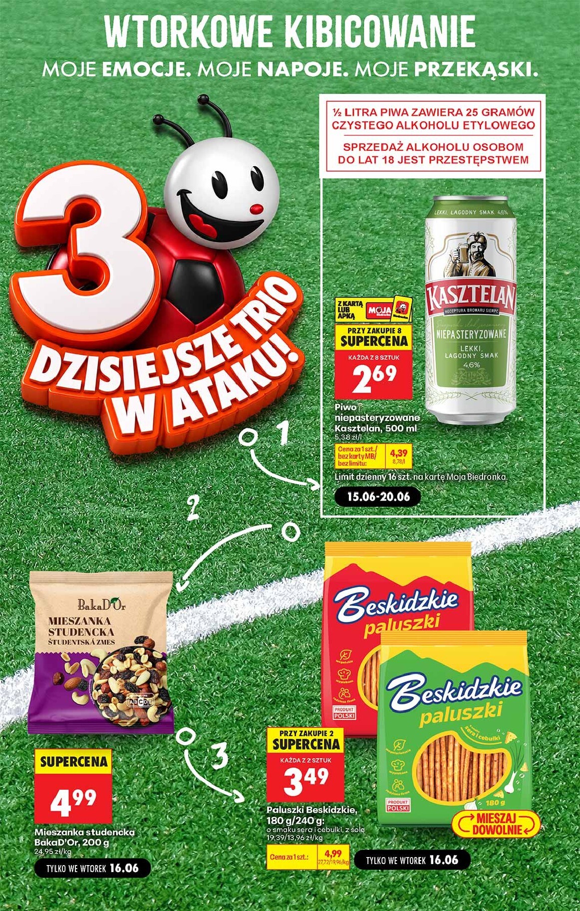 biedronka - Aktuální Biedronka - Football Oferty leták platný od pondělí 15.06.2026 do soboty 20.06.2026 - page: 4