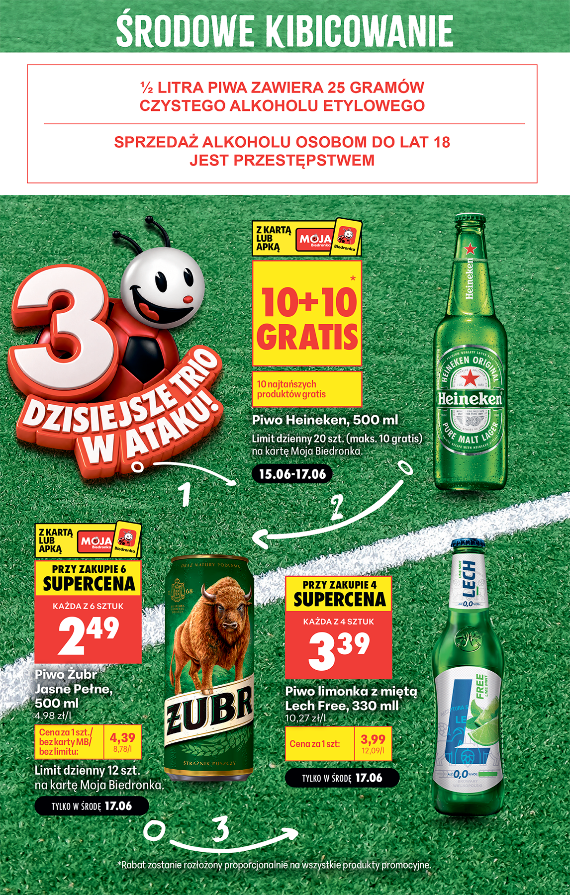 biedronka - Aktuální Biedronka - Football Oferta leták platný od pondělí 15.06.2026 do soboty 20.06.2026 - page: 3