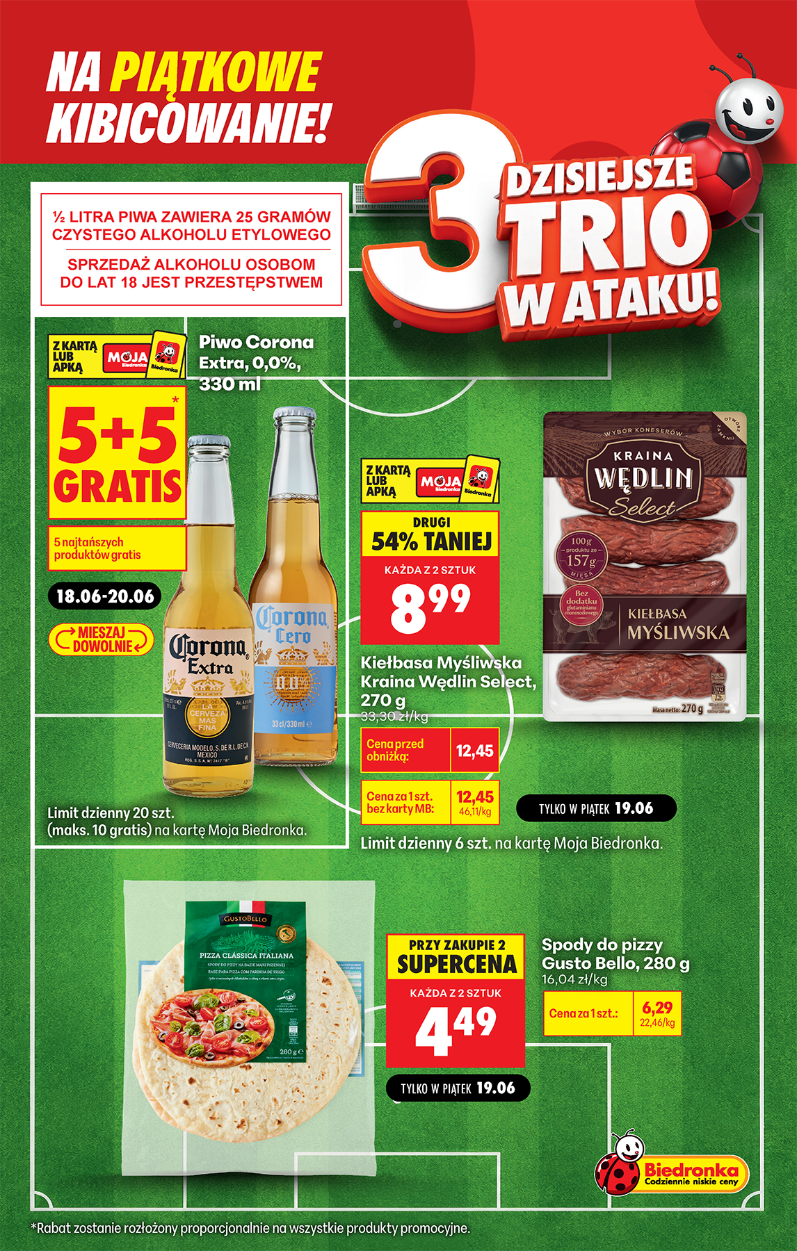 biedronka - Aktuální Biedronka - Football leták platný od čtvrtka 18.06.2026 do středy 24.06.2026 - page: 3