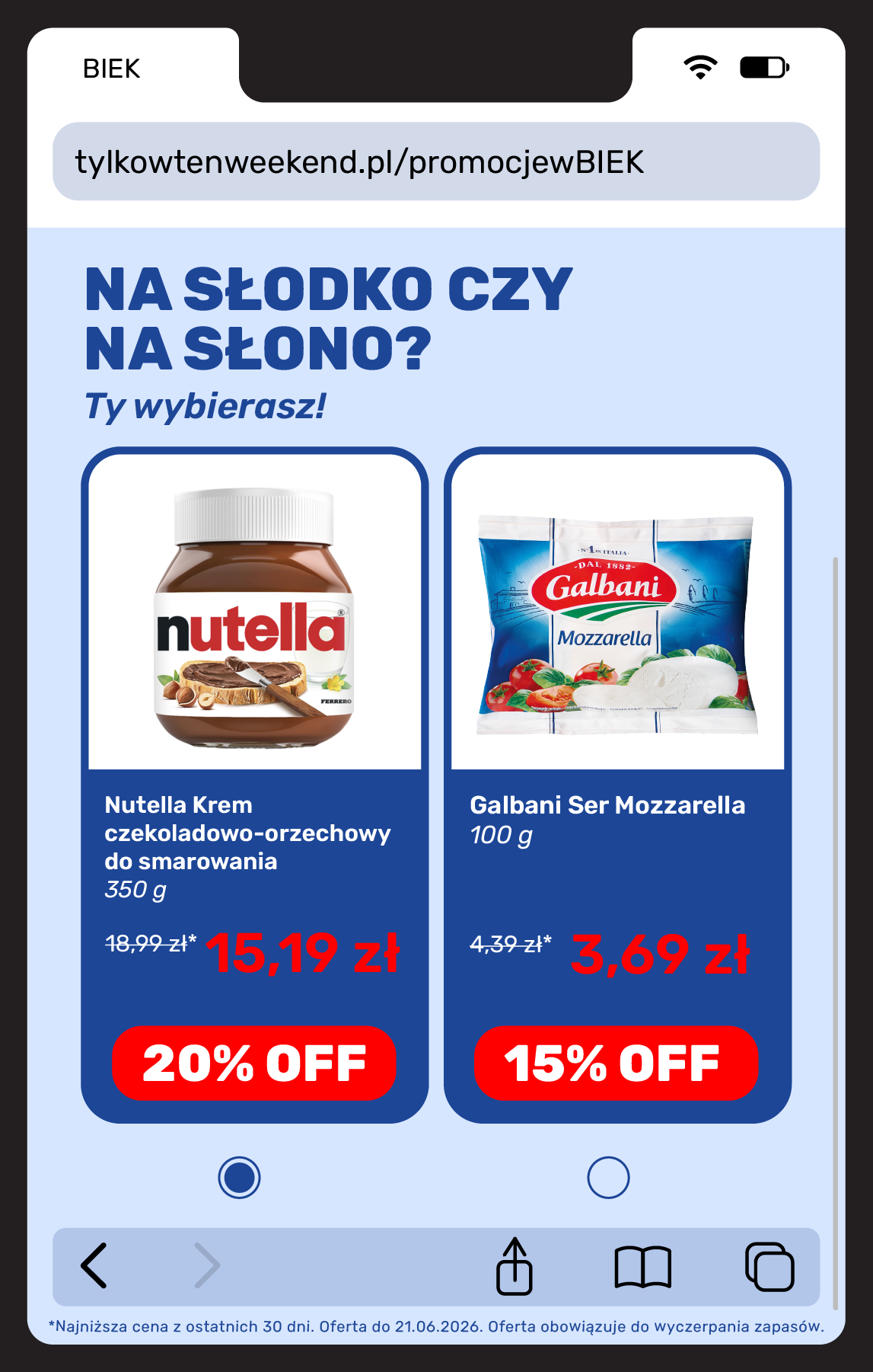 biedronka - Biedronka - BIEK leták na příští týden od neděle 21.06.2026 do úterý 30.06.2026 - page: 9