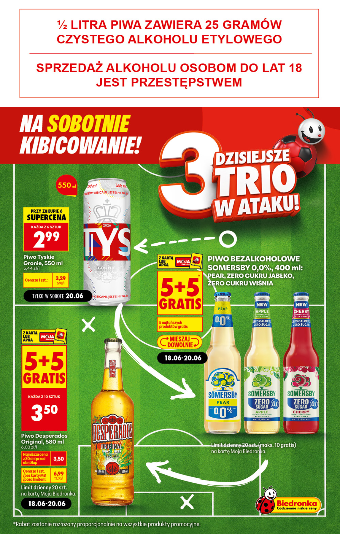 biedronka - Aktuální Biedronka - Sobotnie Kibicowanie leták platný od soboty 20.06.2026 - page: 6