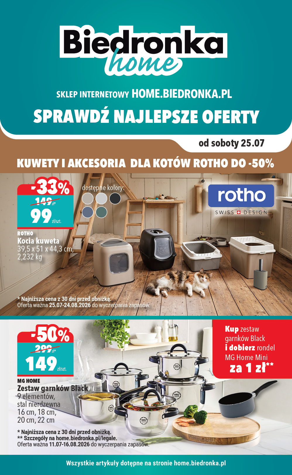 biedronka - Aktuální Biedronka - Home leták platný od soboty 25.07.2026 do pondělí 31.08.2026