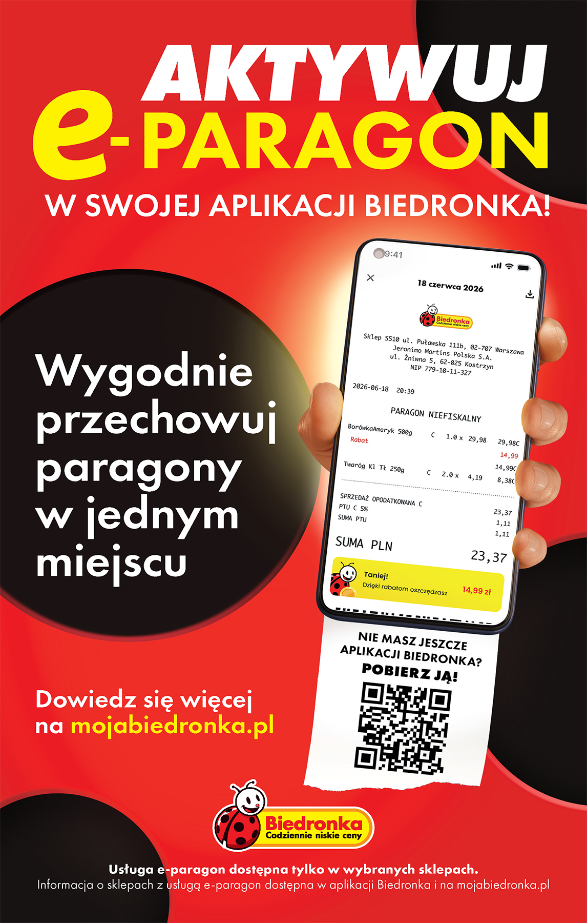 biedronka - Aktuální Biedronka leták platný od pondělí 27.07.2026 do soboty 01.08.2026 - page: 23