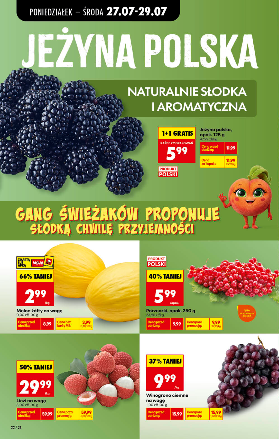biedronka - Aktuální Biedronka leták platný od pondělí 27.07.2026 do soboty 01.08.2026 - page: 24