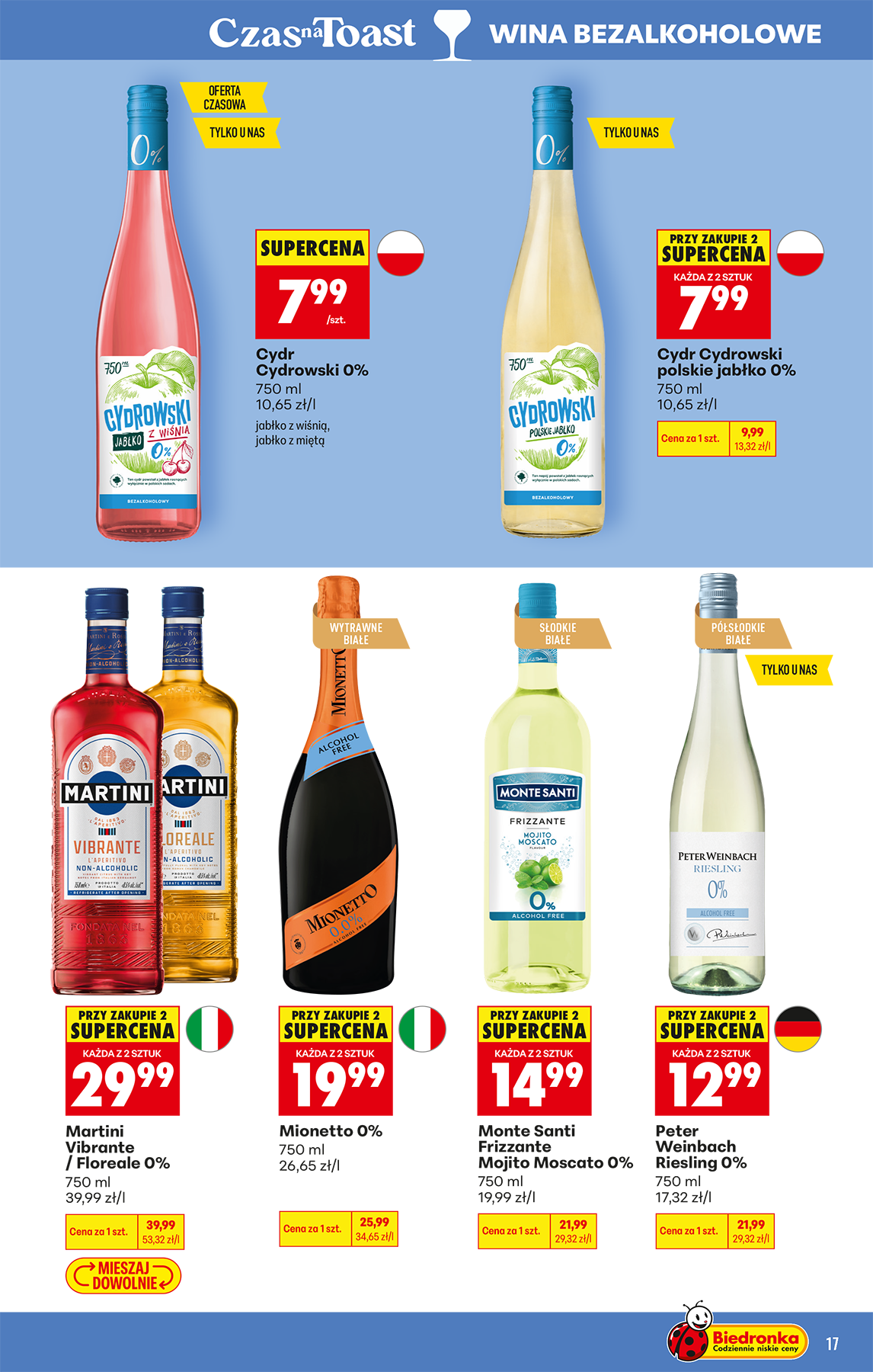 biedronka - Aktuální Biedronka - Czas na toast leták platný od pondělí 27.07.2026 do soboty 08.08.2026 - page: 17
