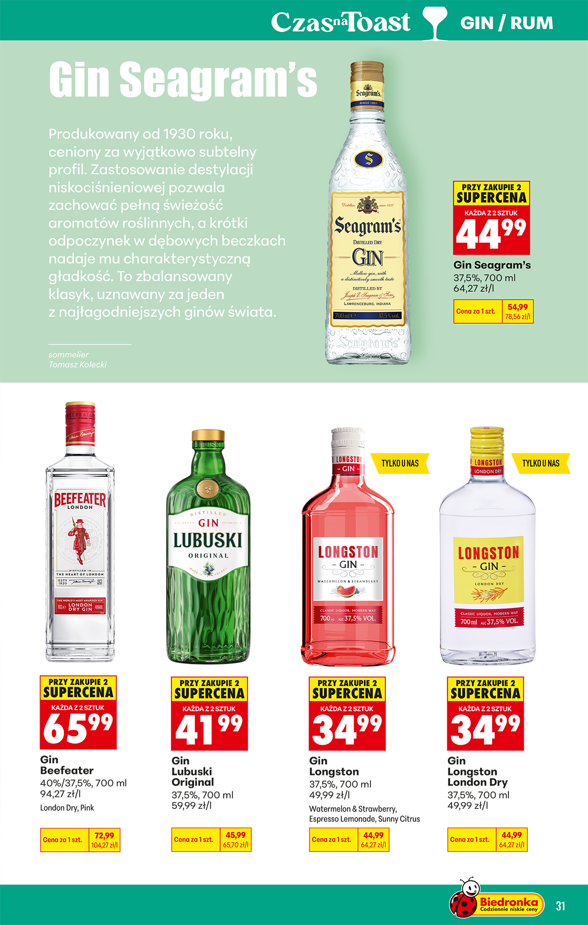 biedronka - Aktuální Biedronka - Czas na toast leták platný od pondělí 27.07.2026 do soboty 08.08.2026 - page: 31
