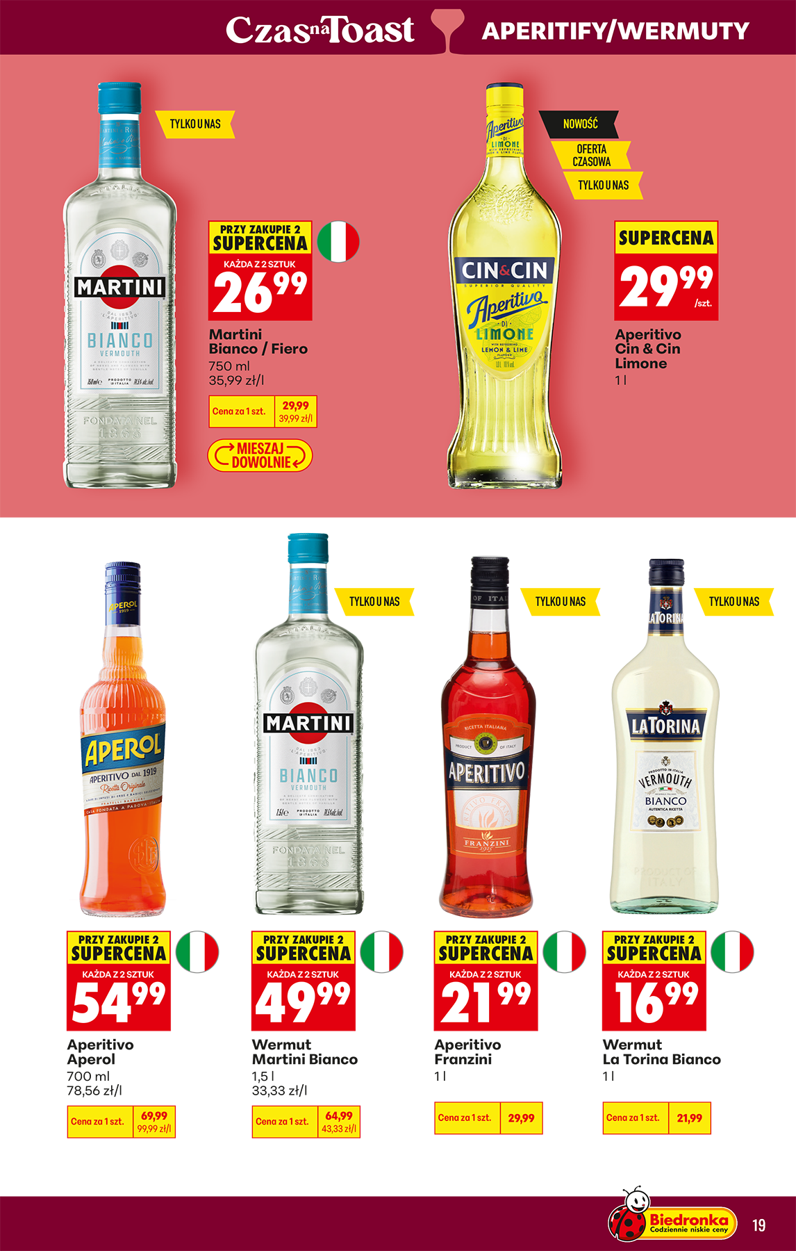 biedronka - Aktuální Biedronka - Czas na toast leták platný od pondělí 27.07.2026 do soboty 08.08.2026 - page: 19