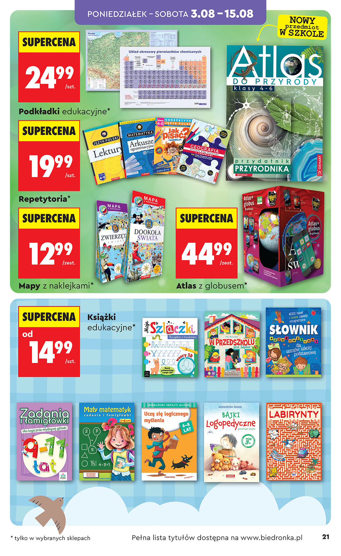 biedronka - Biedronka - Hity i inspiracje leták na příští týden od pondělí 03.08.2026 do soboty 15.08.2026 - page: 21
