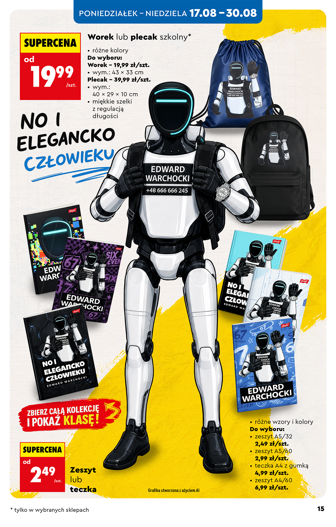 biedronka - Biedronka - Hity i inspiracje leták na příští týden od čtvrtka 20.08.2026 do středy 02.09.2026 - page: 15