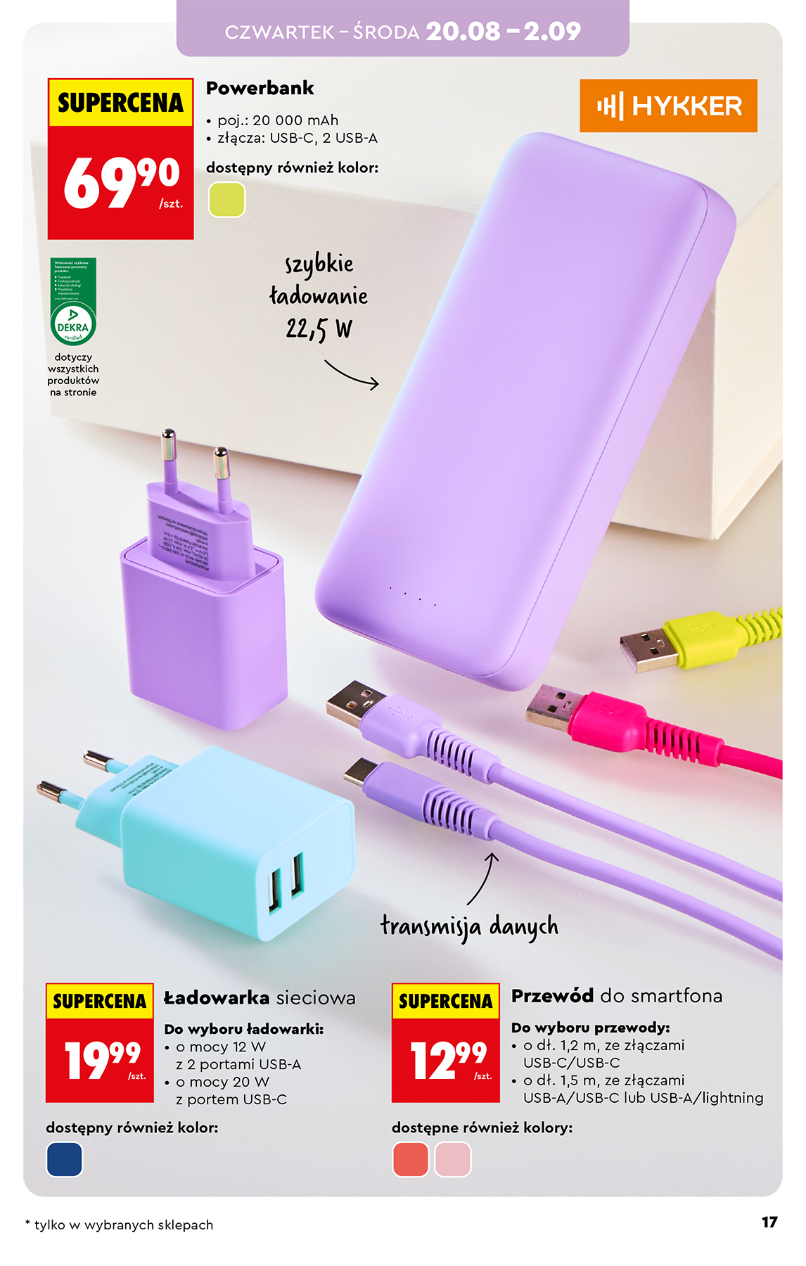 biedronka - Biedronka - Hity i inspiracje leták na příští týden od čtvrtka 20.08.2026 do středy 02.09.2026 - page: 17