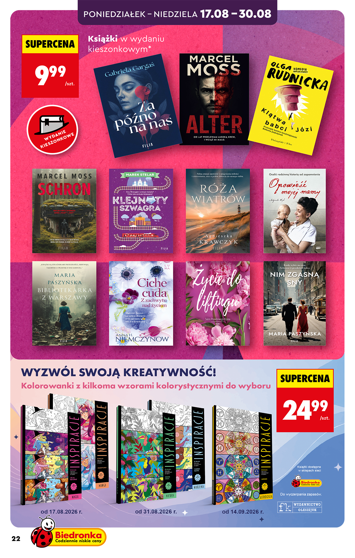 biedronka - Biedronka - Hity i inspiracje leták na příští týden od čtvrtka 20.08.2026 do středy 02.09.2026 - page: 22