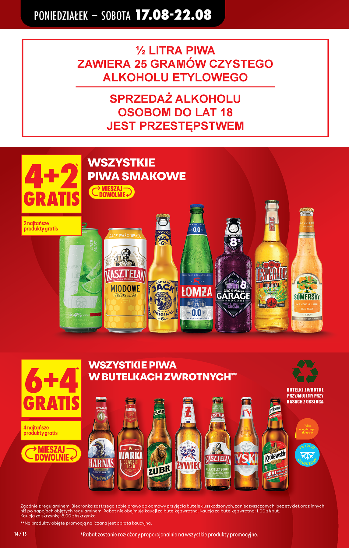 biedronka - Aktuální Biedronka leták platný od pondělí 17.08.2026 do pondělí 31.08.2026 - page: 14