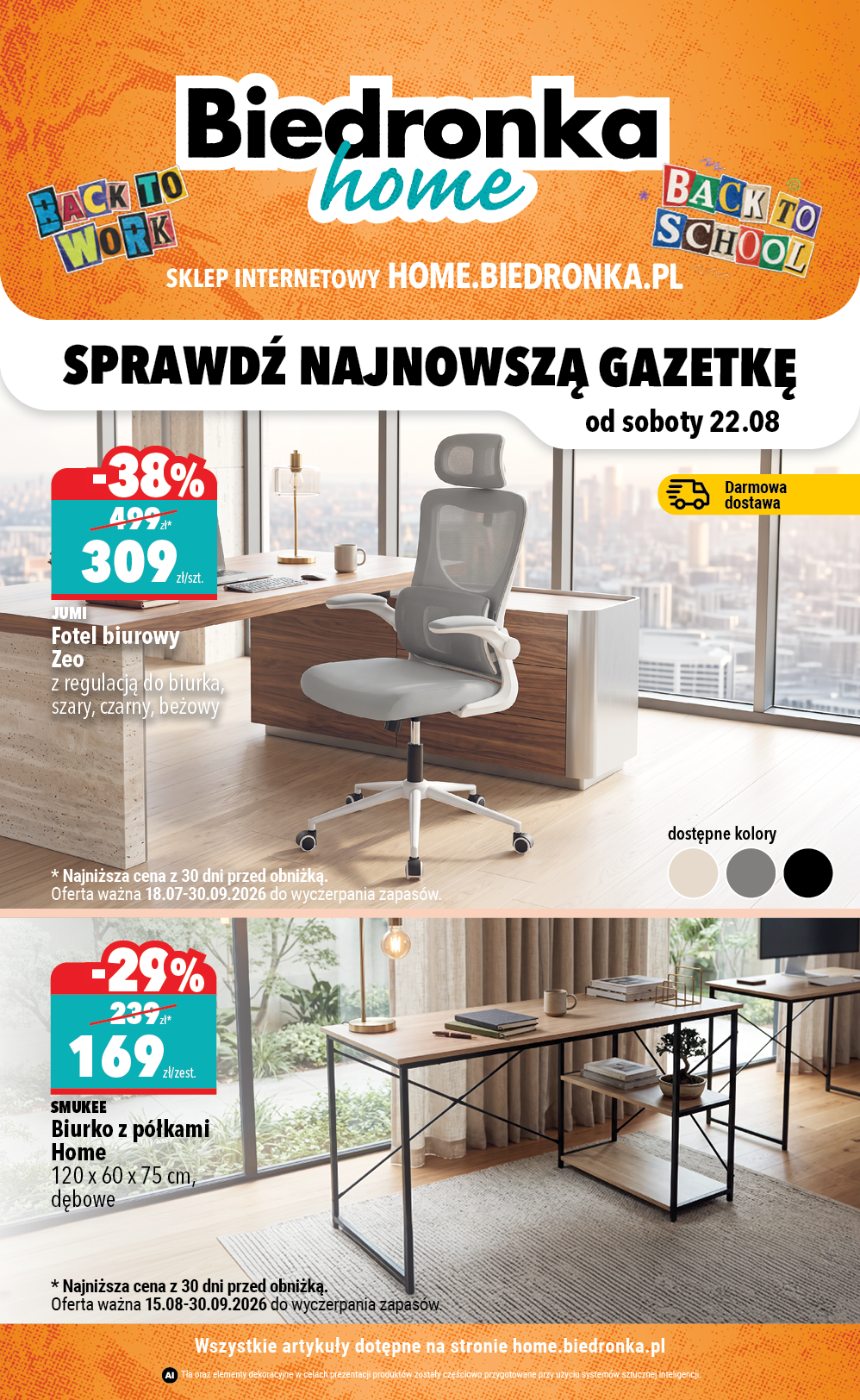 biedronka - Aktuální Biedronka - Home leták platný od soboty 18.07.2026 do středy 30.09.2026
