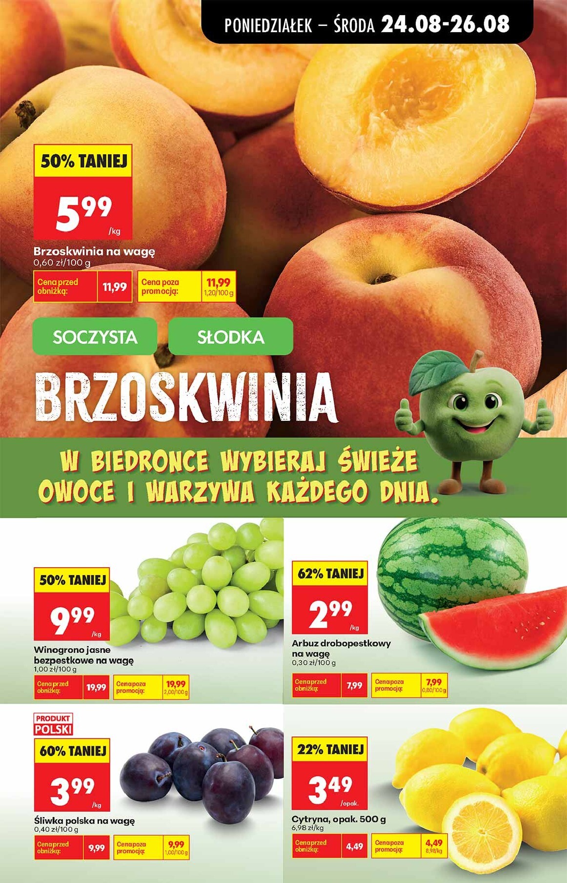 biedronka - Aktuální Biedronka leták platný od pondělí 24.08.2026 do soboty 29.08.2026 - page: 25