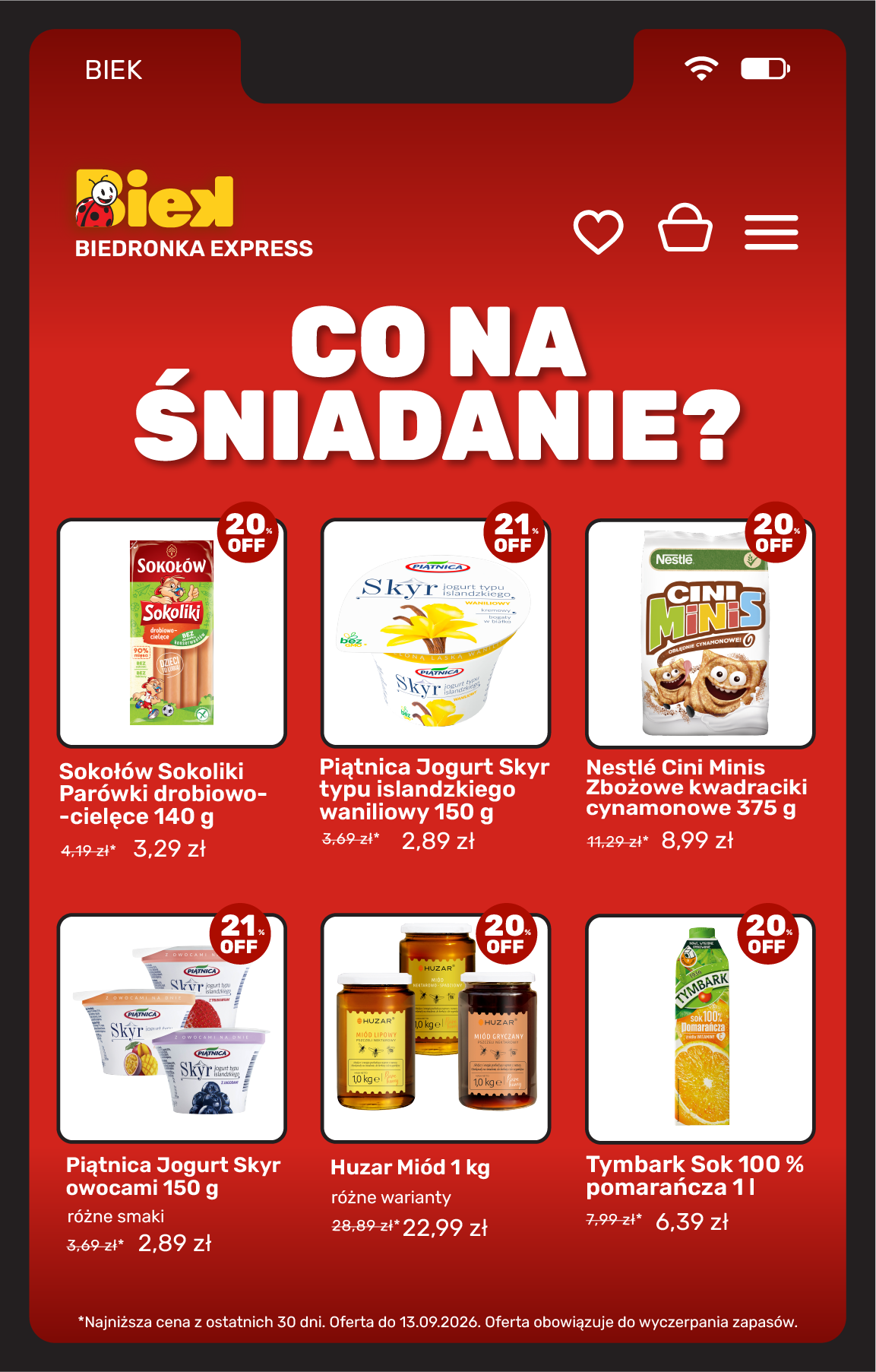 biedronka - Aktuální Biedronka - Biek leták platný od pátku 11.09.2026 do neděle 13.09.2026 - page: 8